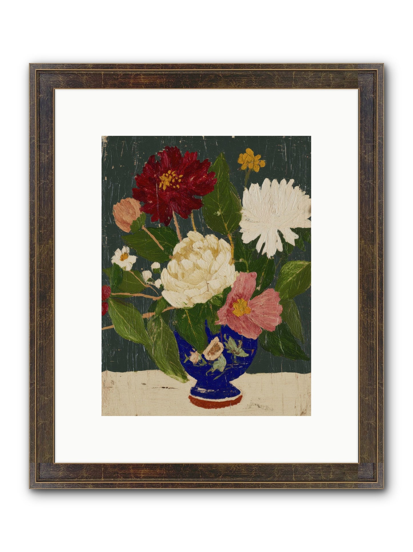 Wild Abundance Framed Print - Slimwoods Black/Gold 9x12