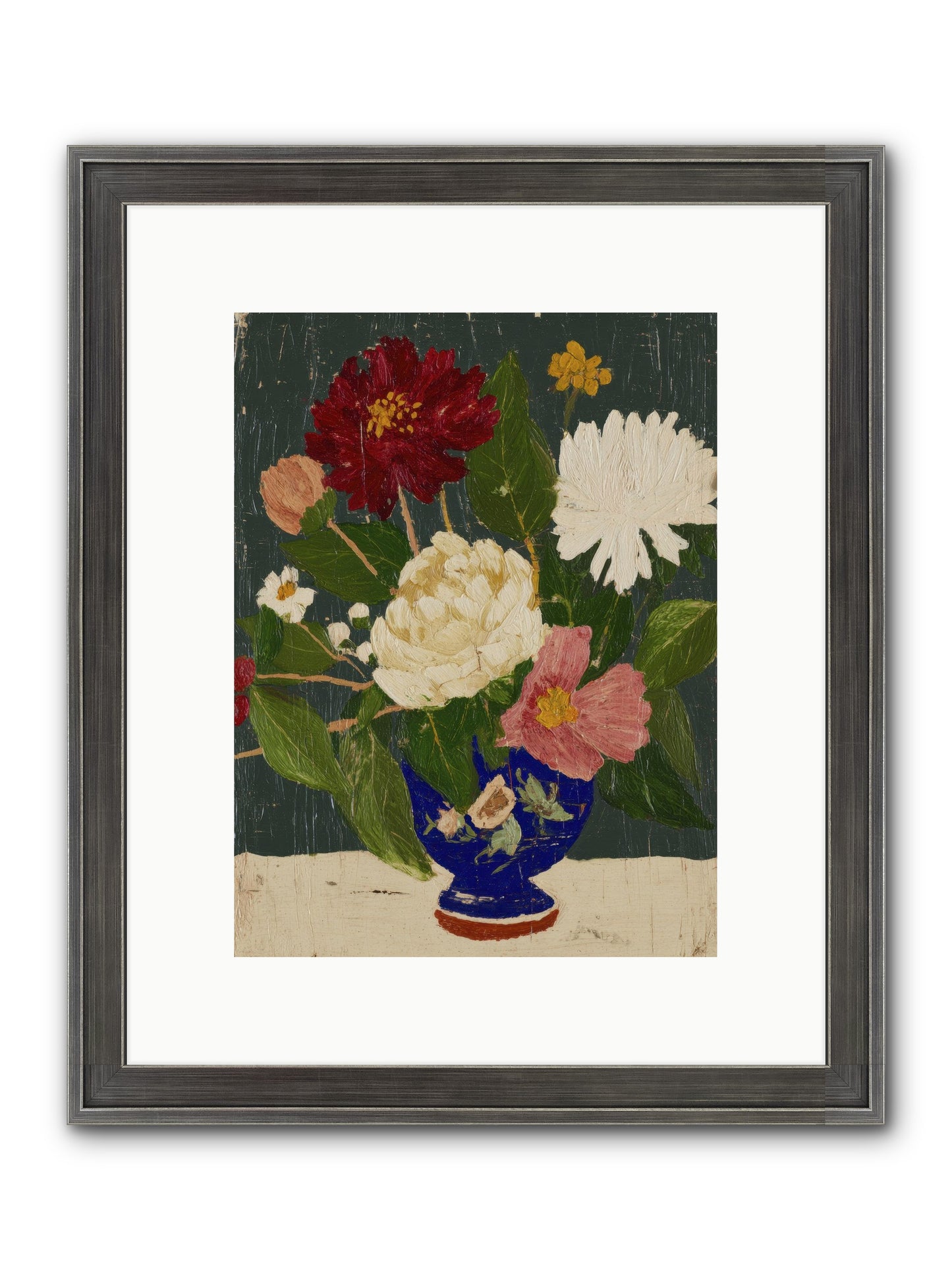 Wild Abundance Framed Print - Slimwoods Black/Silver 9x12