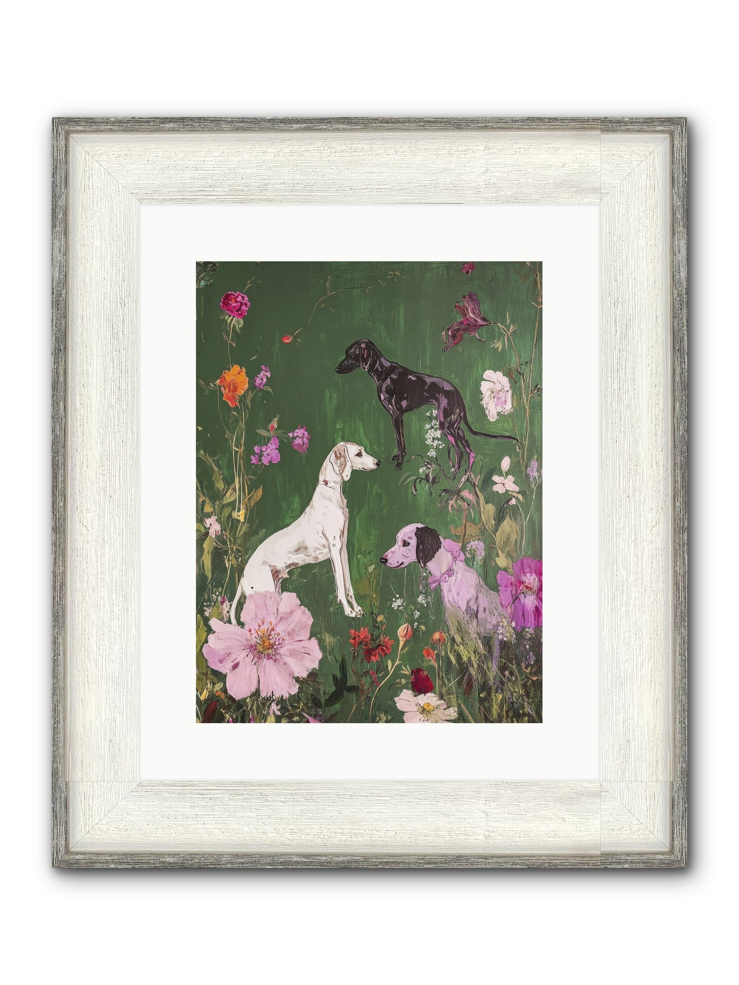 Wild And Free Framed Print - Driftwood White 12x16