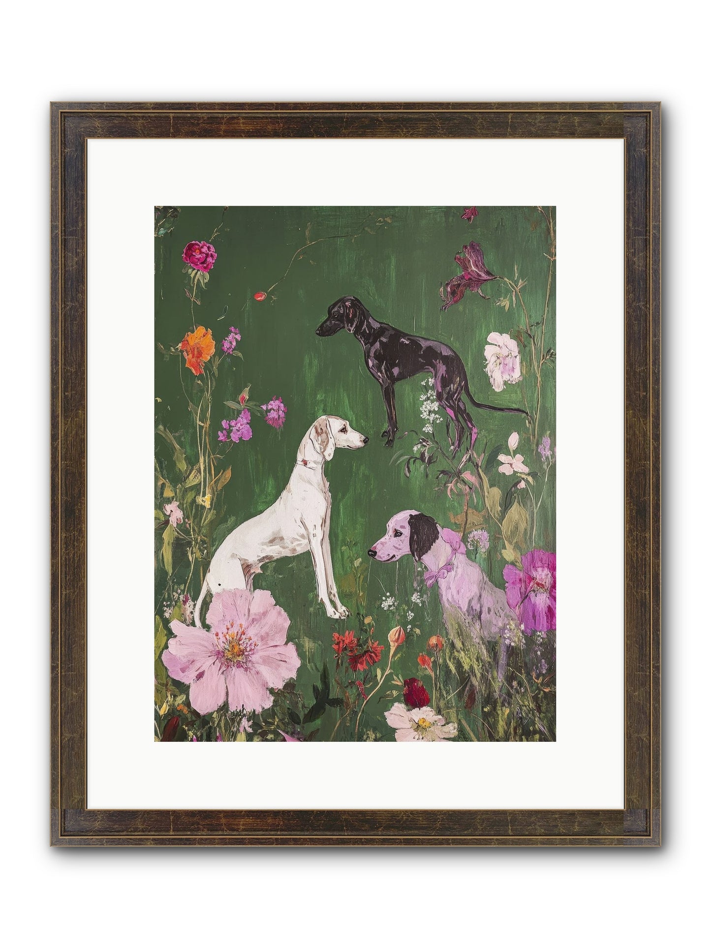 Wild And Free Framed Print - Slimwoods Black/Gold 12x16