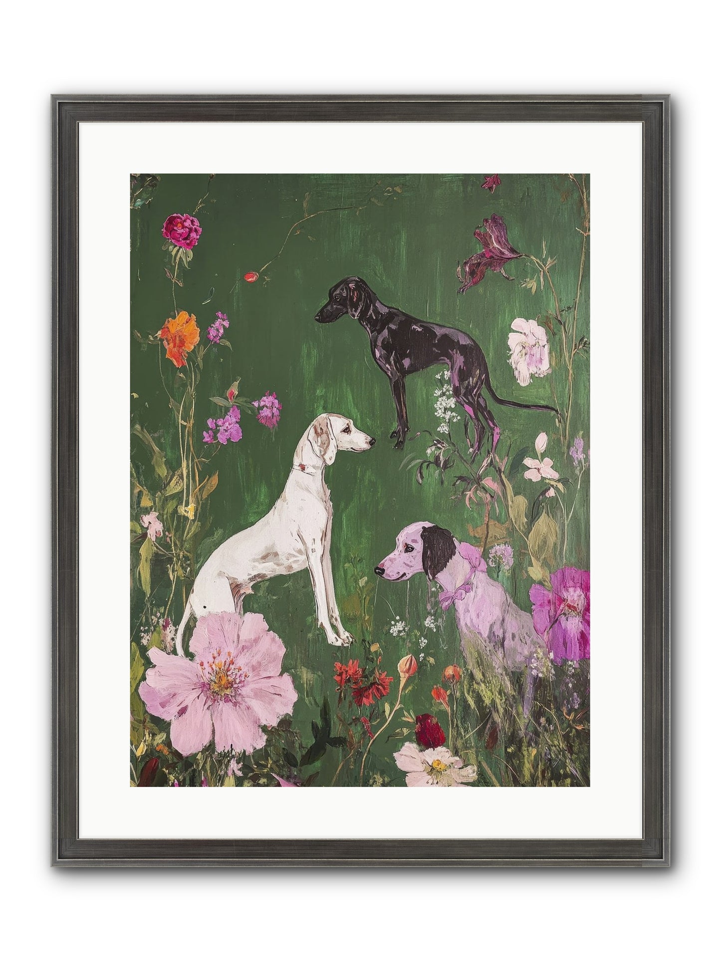 Wild And Free Framed Print - Slimwoods Black/Silver 18x24