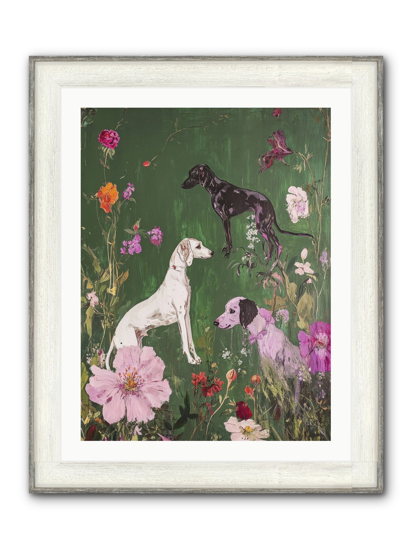 Wild And Free Framed Print - Driftwood White 24x32
