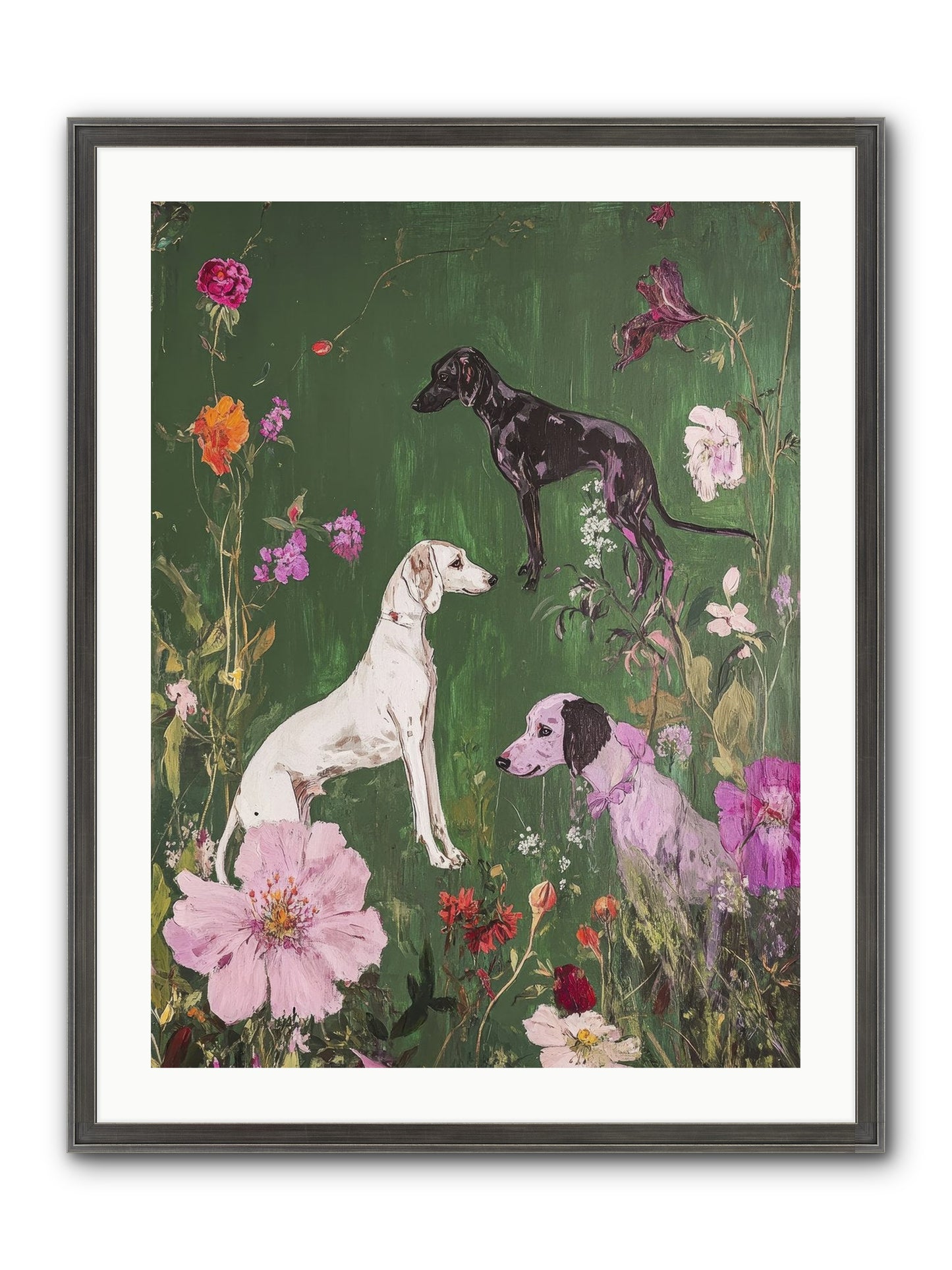 Wild And Free Framed Print - Slimwoods Black/Silver 24x32