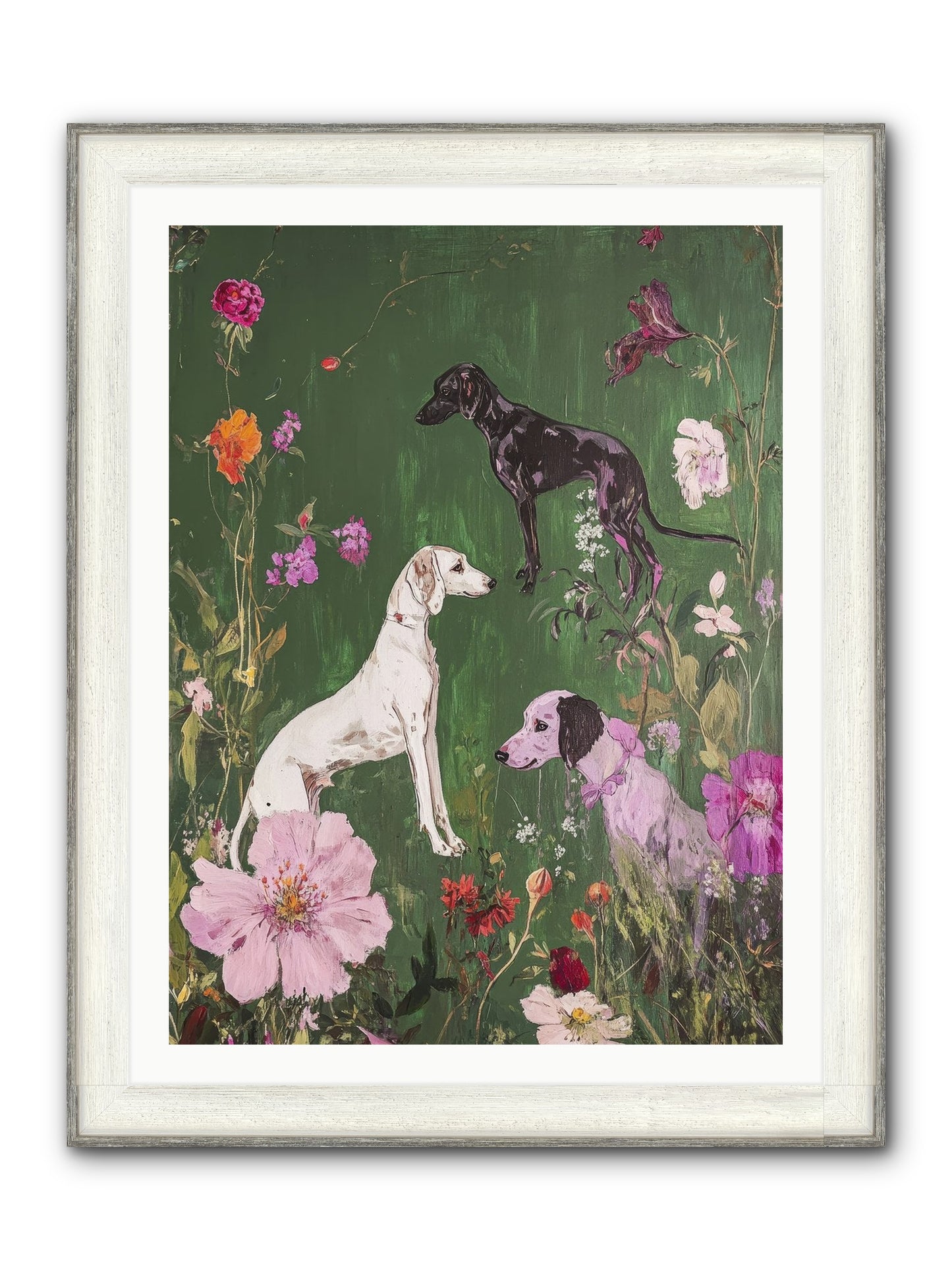 Wild And Free Framed Print - Driftwood White 30x40