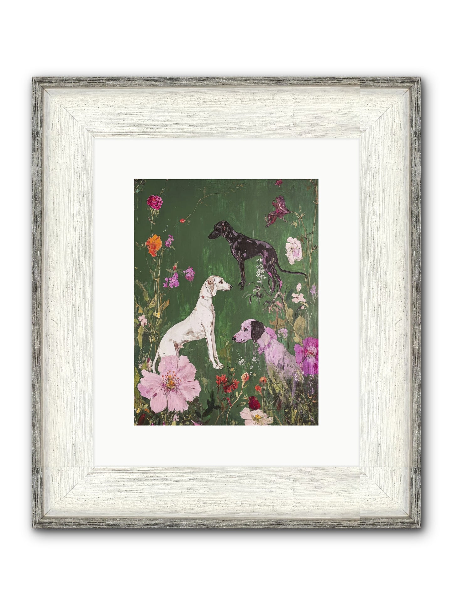 Wild And Free Framed Print - Driftwood White 9x12