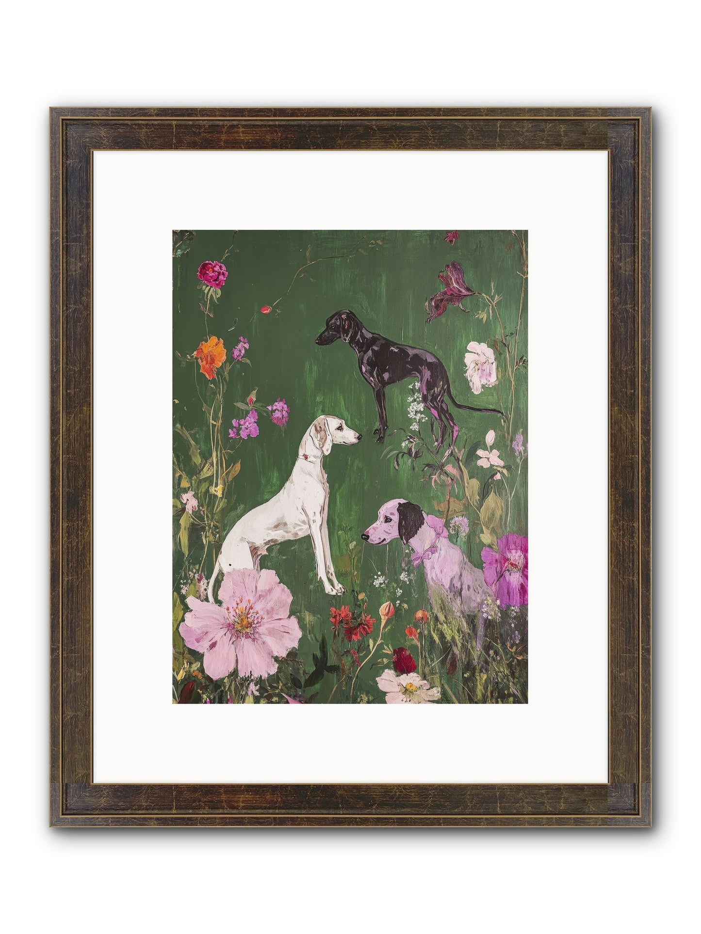 Wild And Free Framed Print - Slimwoods Black/Gold 9x12