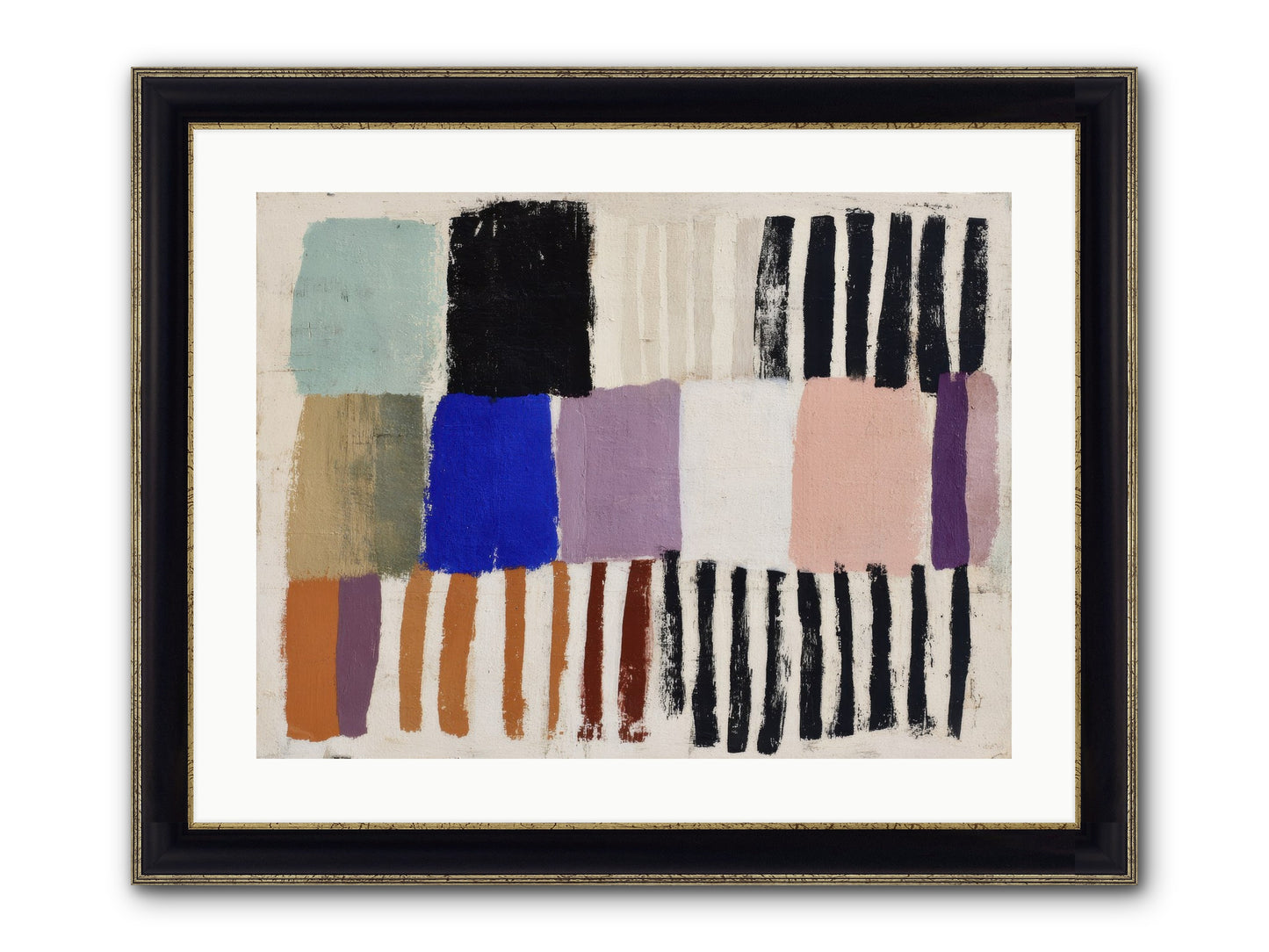 Wild Concord Framed Print - Black & Gold 24x18