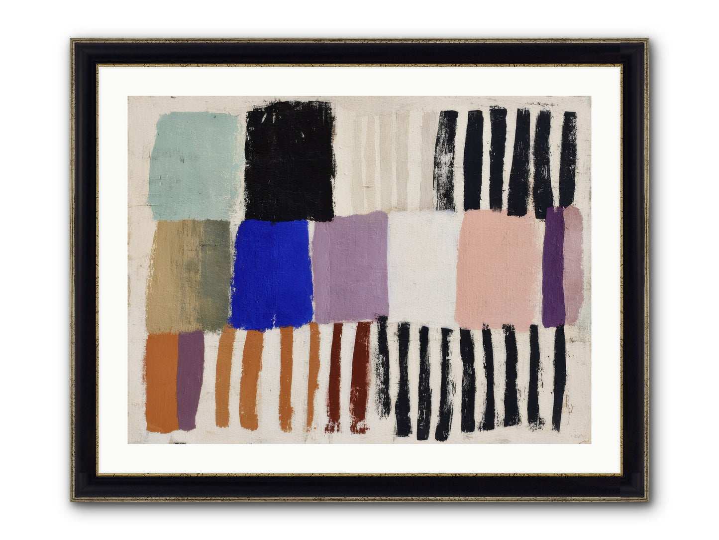 Wild Concord Framed Print - Black & Gold 32x24