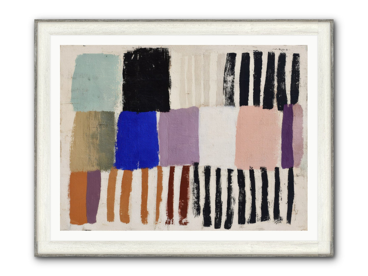 Wild Concord Framed Print - Driftwood White 48x36