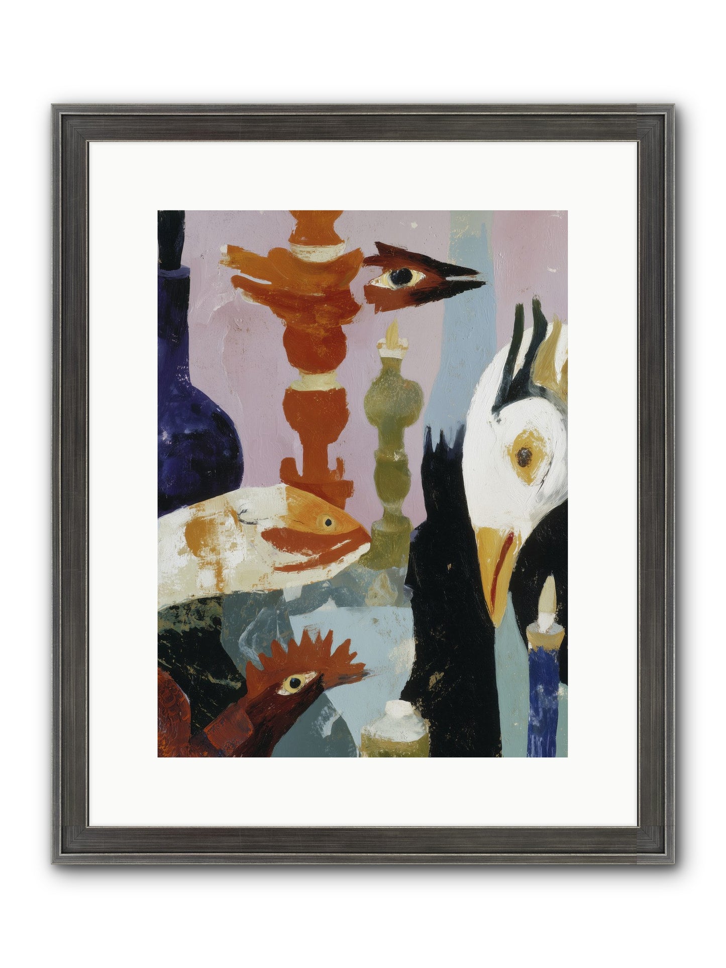 Wild Ember Days Framed Print - Slimwoods Black/Silver 12x16