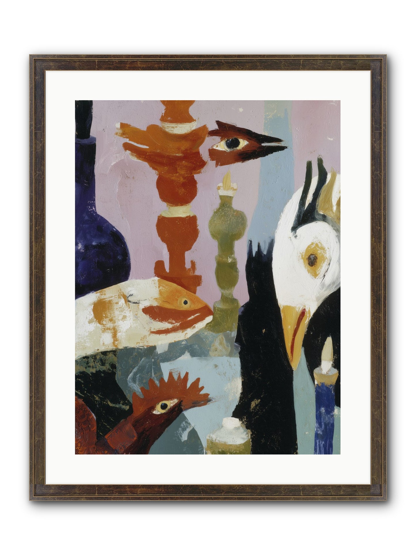 Wild Ember Days Framed Print - Slimwoods Black/Gold 18x24