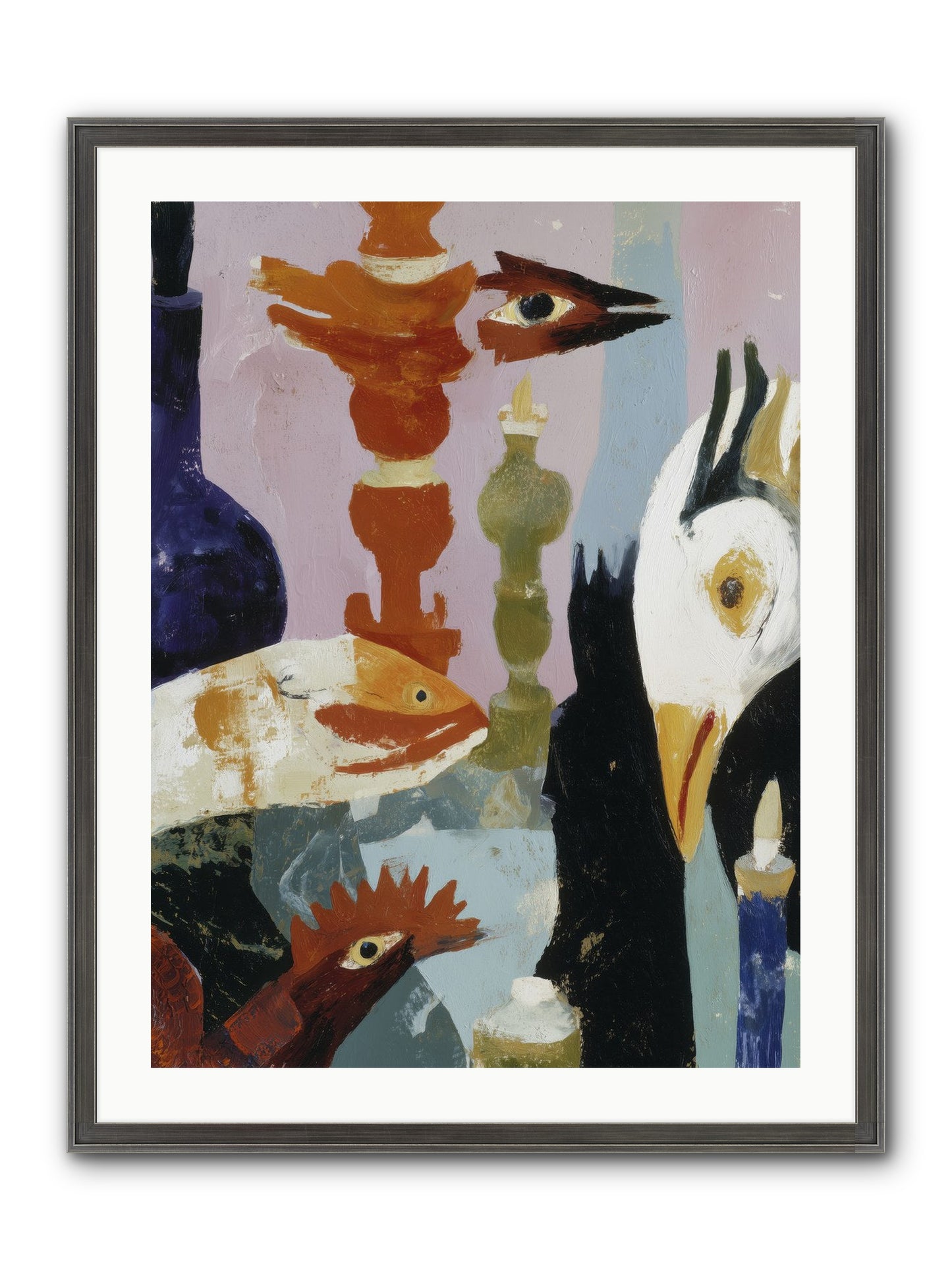 Wild Ember Days Framed Print - Slimwoods Black/Silver 24x32