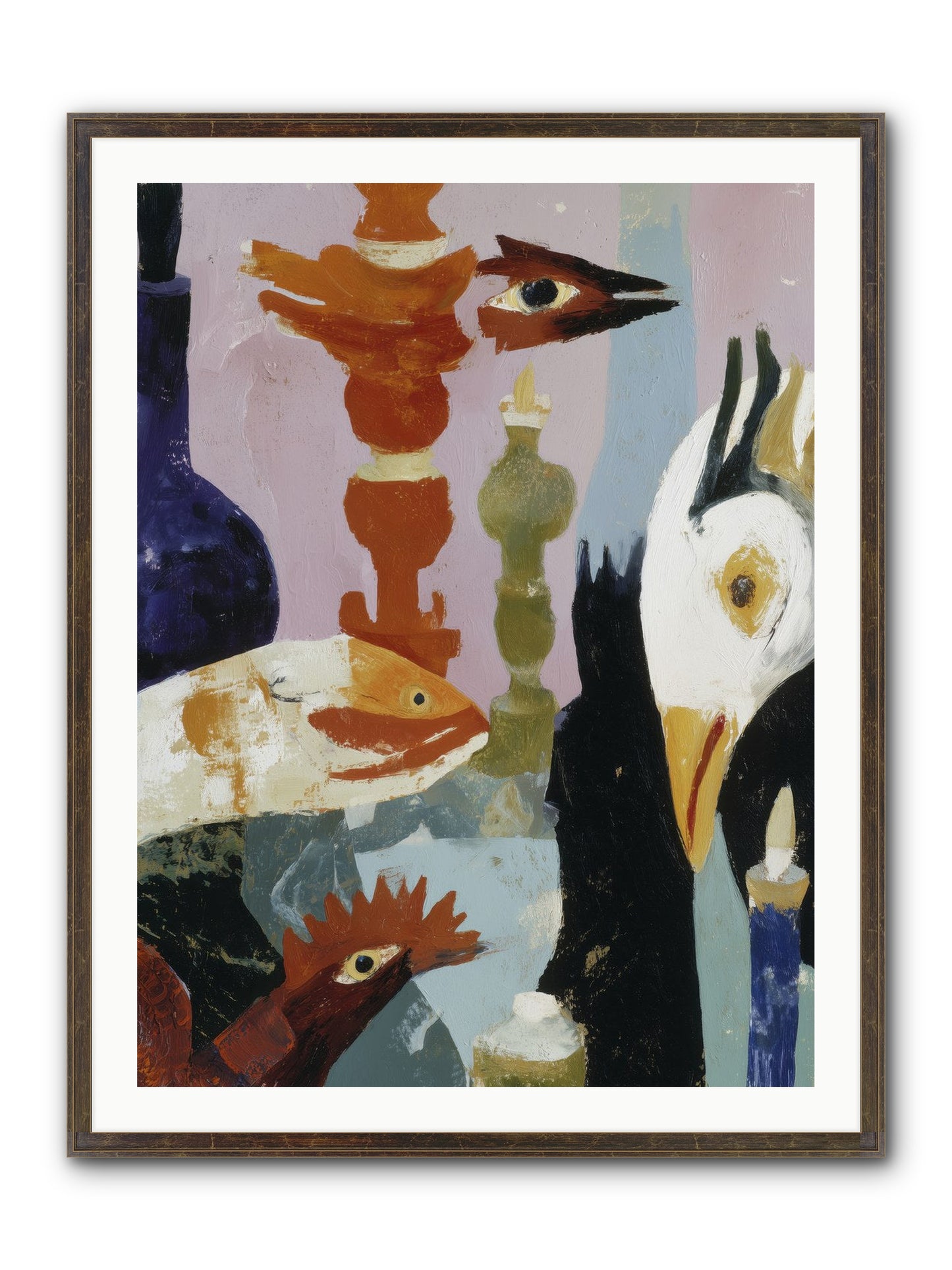 Wild Ember Days Framed Print - Slimwoods Black/Gold 30x40