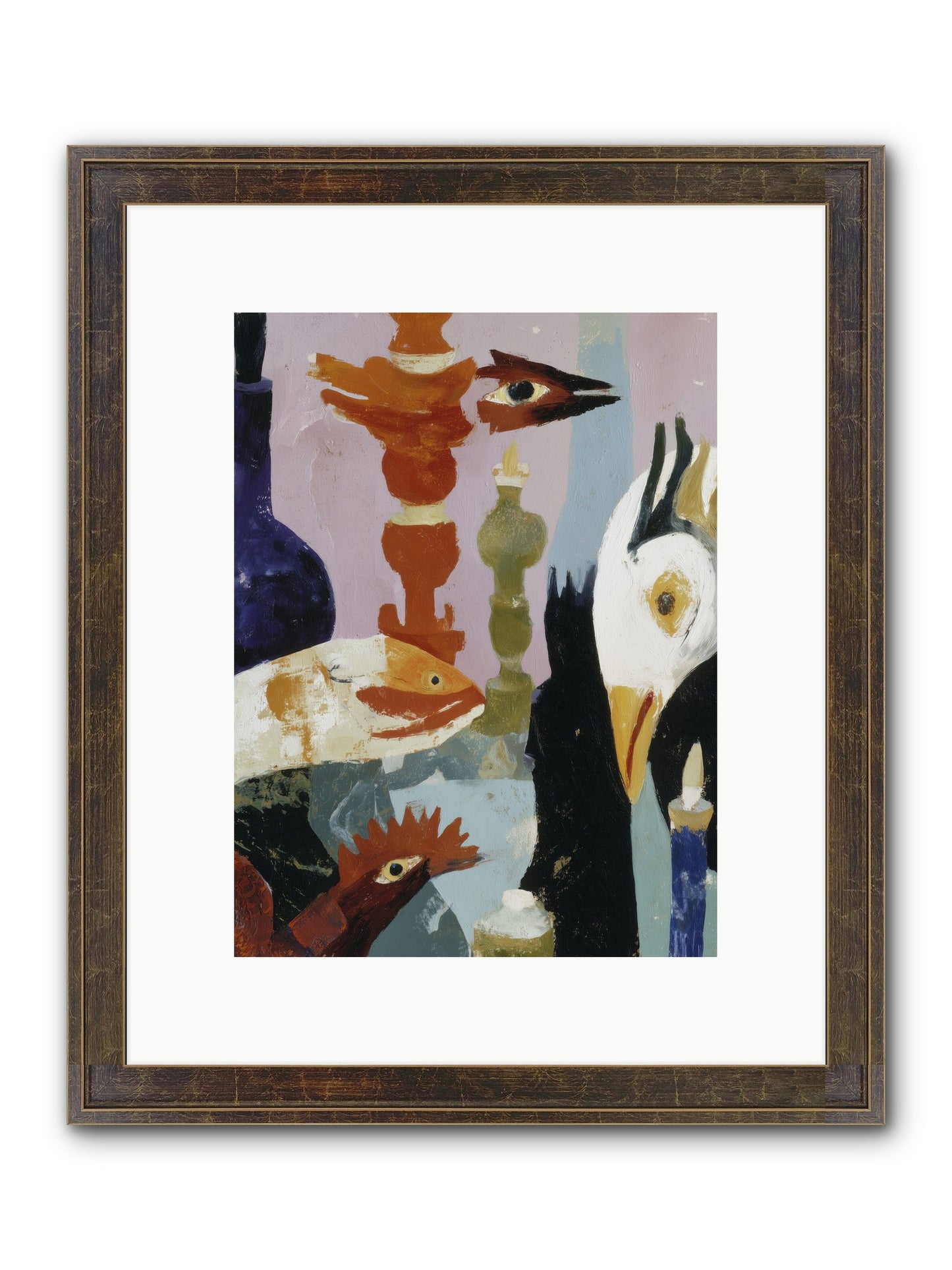 Wild Ember Days Framed Print - Slimwoods Black/Gold 9x12