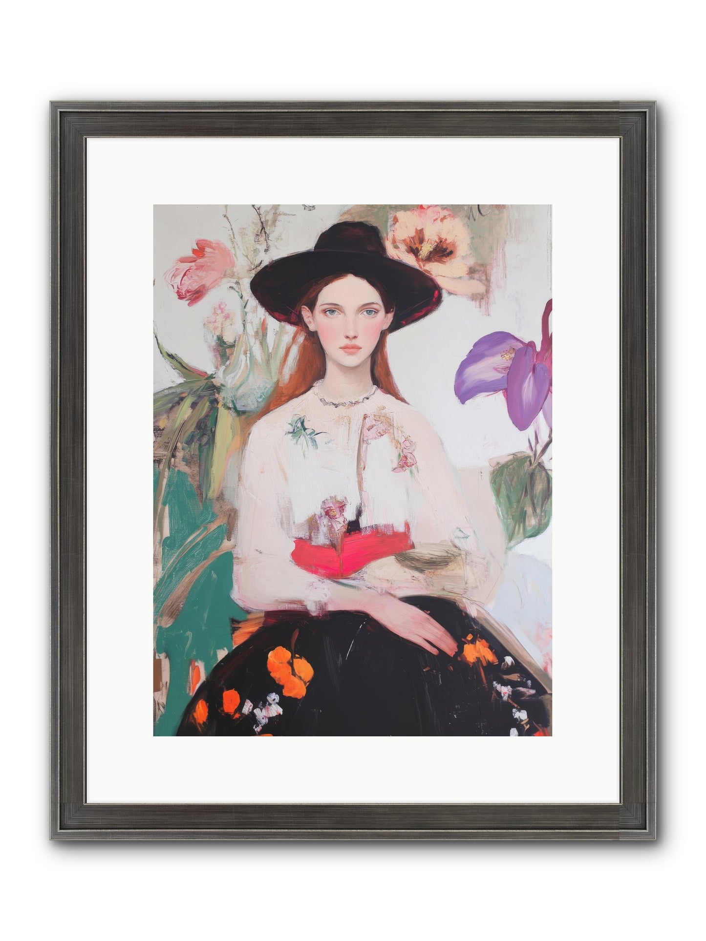 Wild Heart Framed Print - Slimwoods Black/Silver 12x16