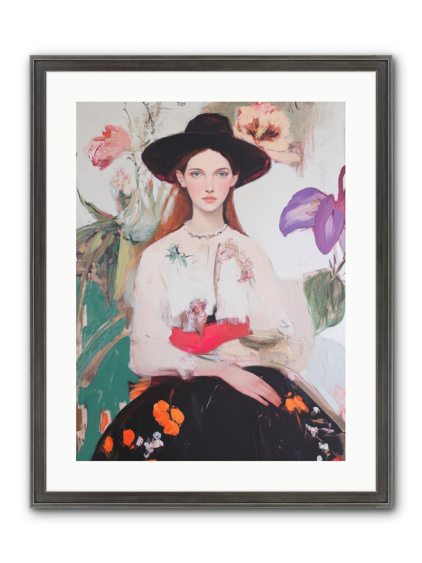 Wild Heart Framed Print - Slimwoods Black/Silver 18x24