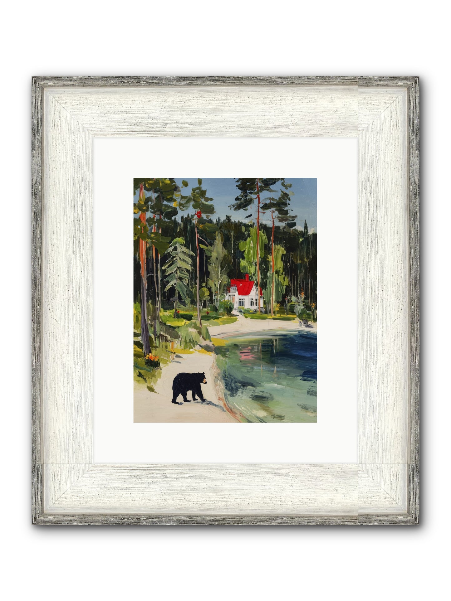 Wild Heart Wanderer Framed Print - Driftwood White 9x12
