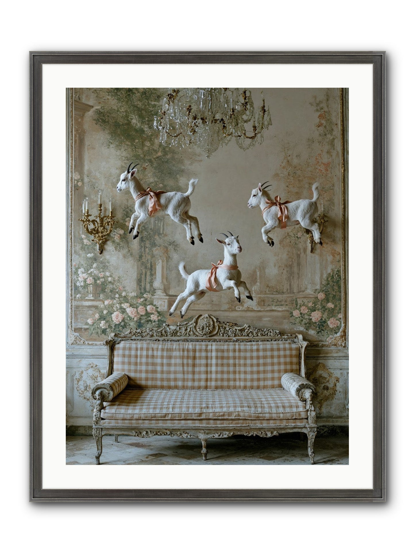 Wild Hearts Framed Print - Slimwoods Black/Silver 24x32