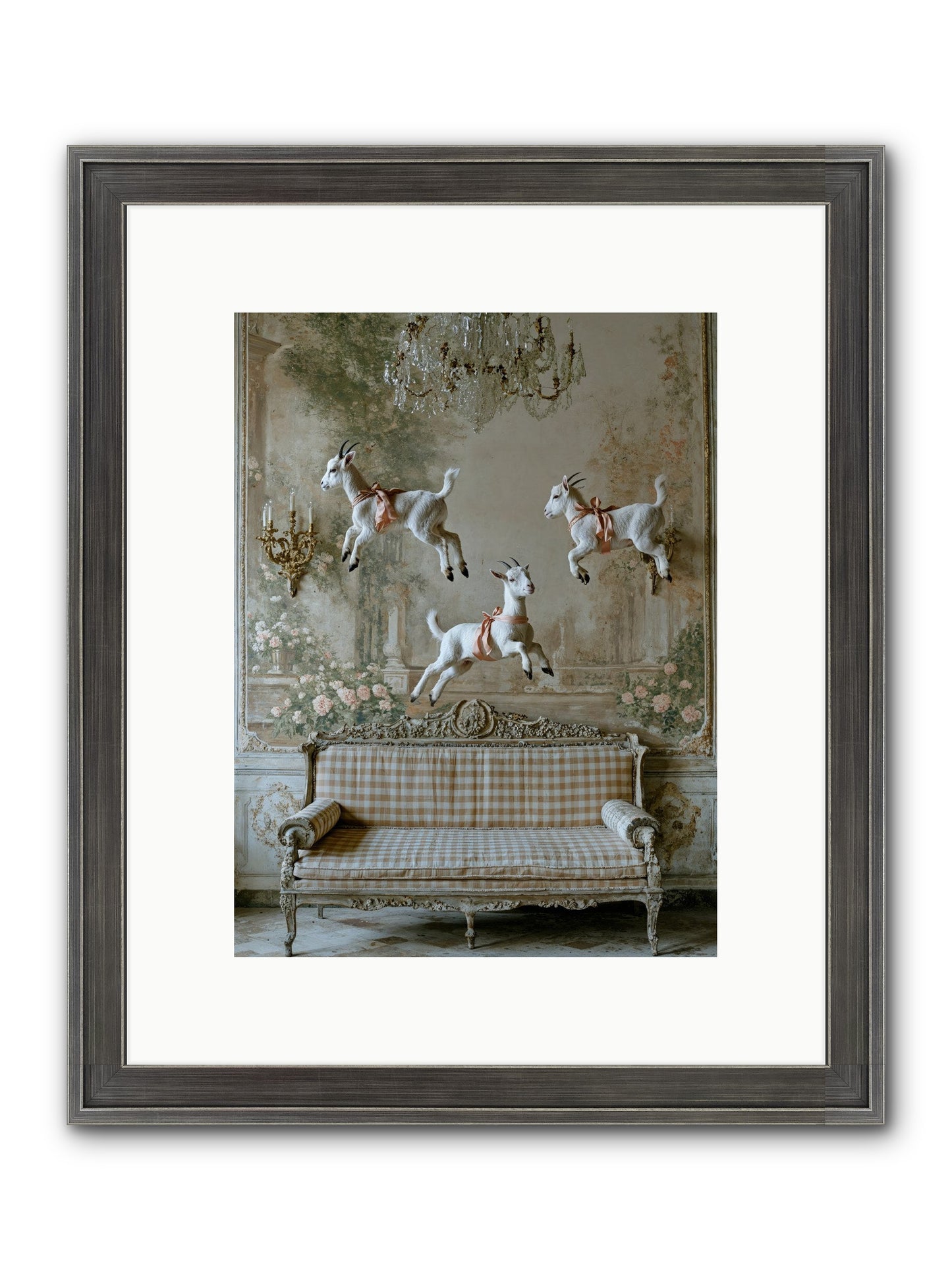 Wild Hearts Framed Print - Slimwoods Black/Silver 9x12