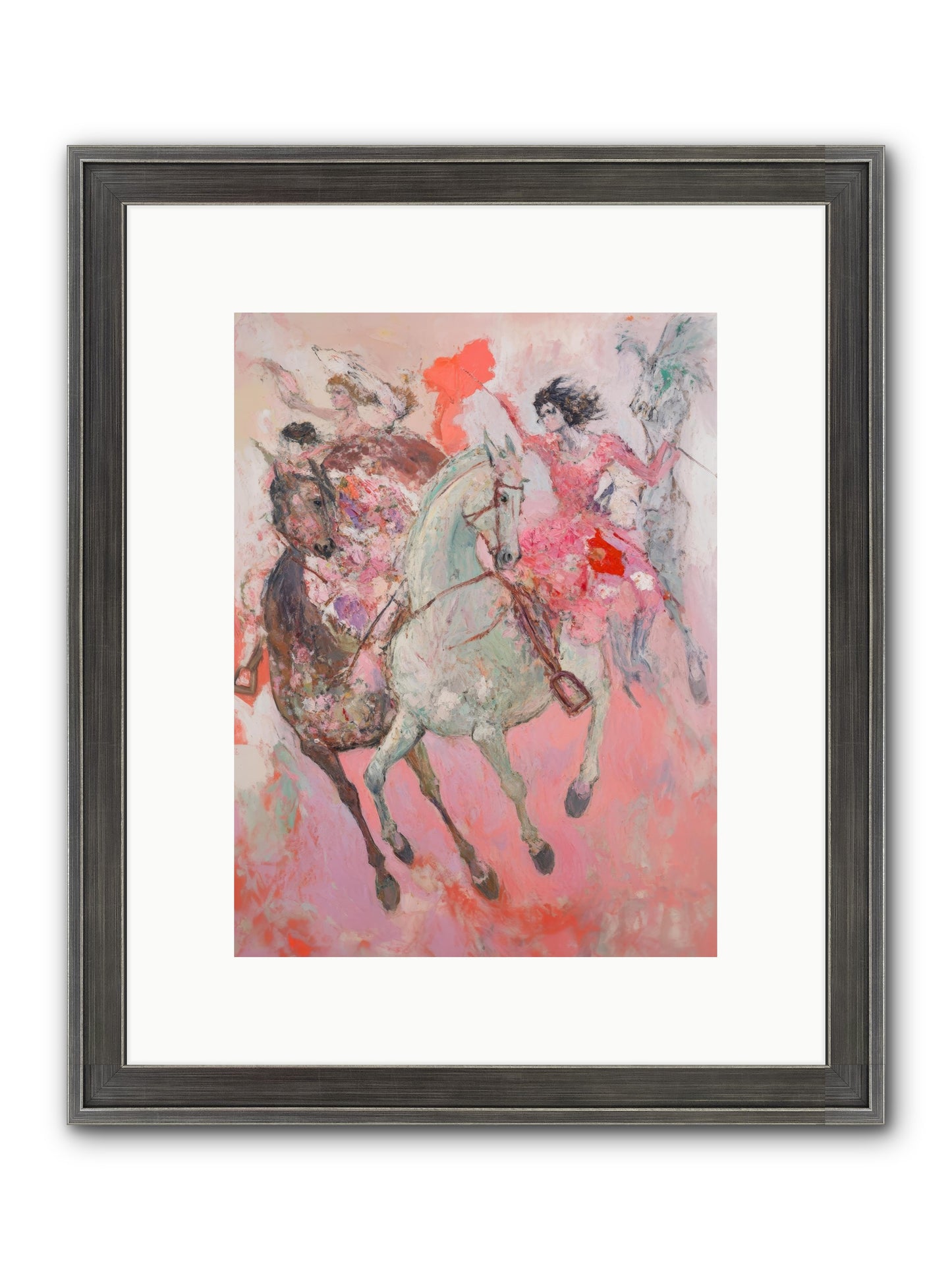 Wild Hearts Gallop Framed Print - Slimwoods Black/Silver 9x12