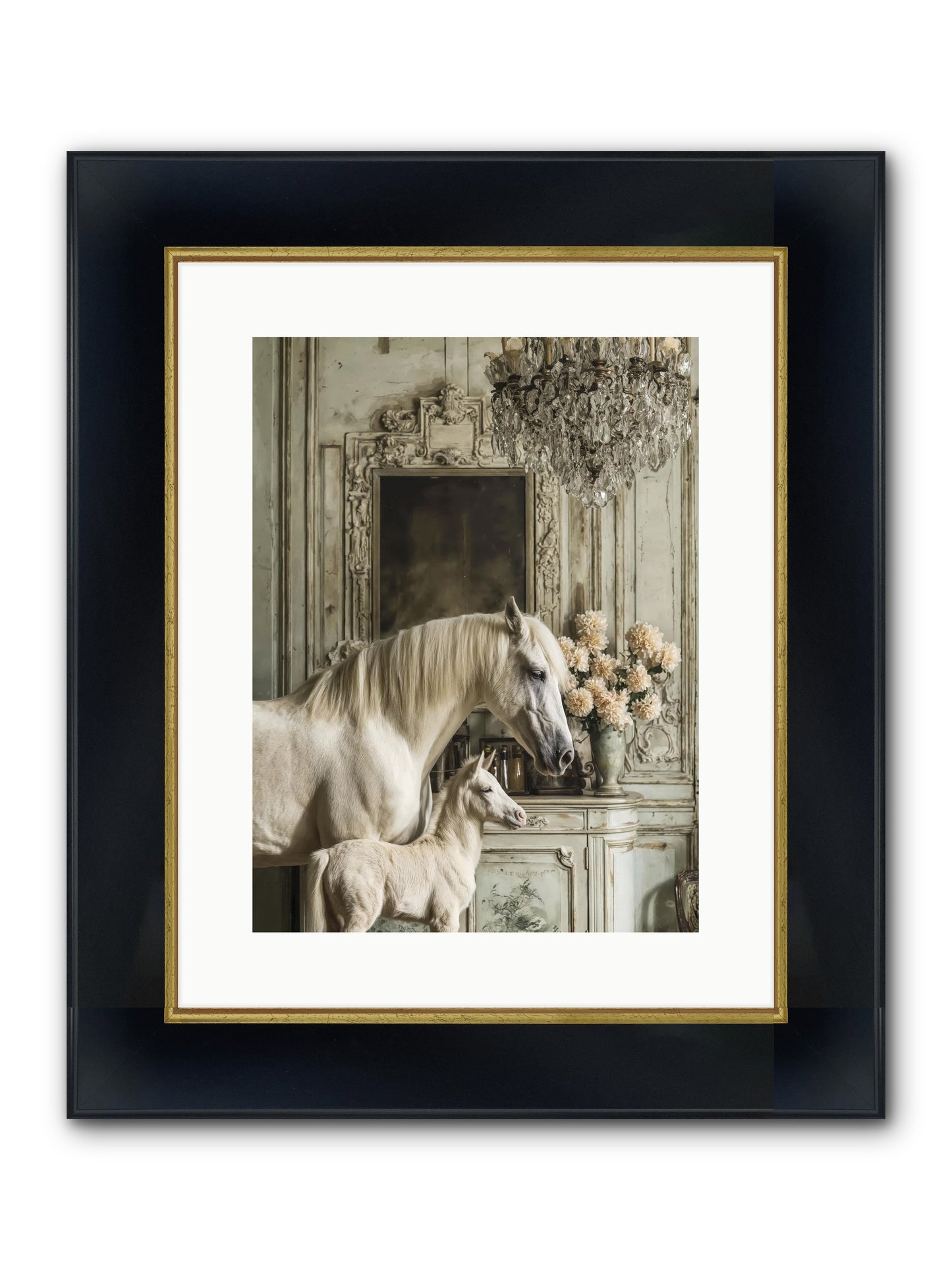 Wild-Honey Framed Print - Wide Black w/Gold 12x16