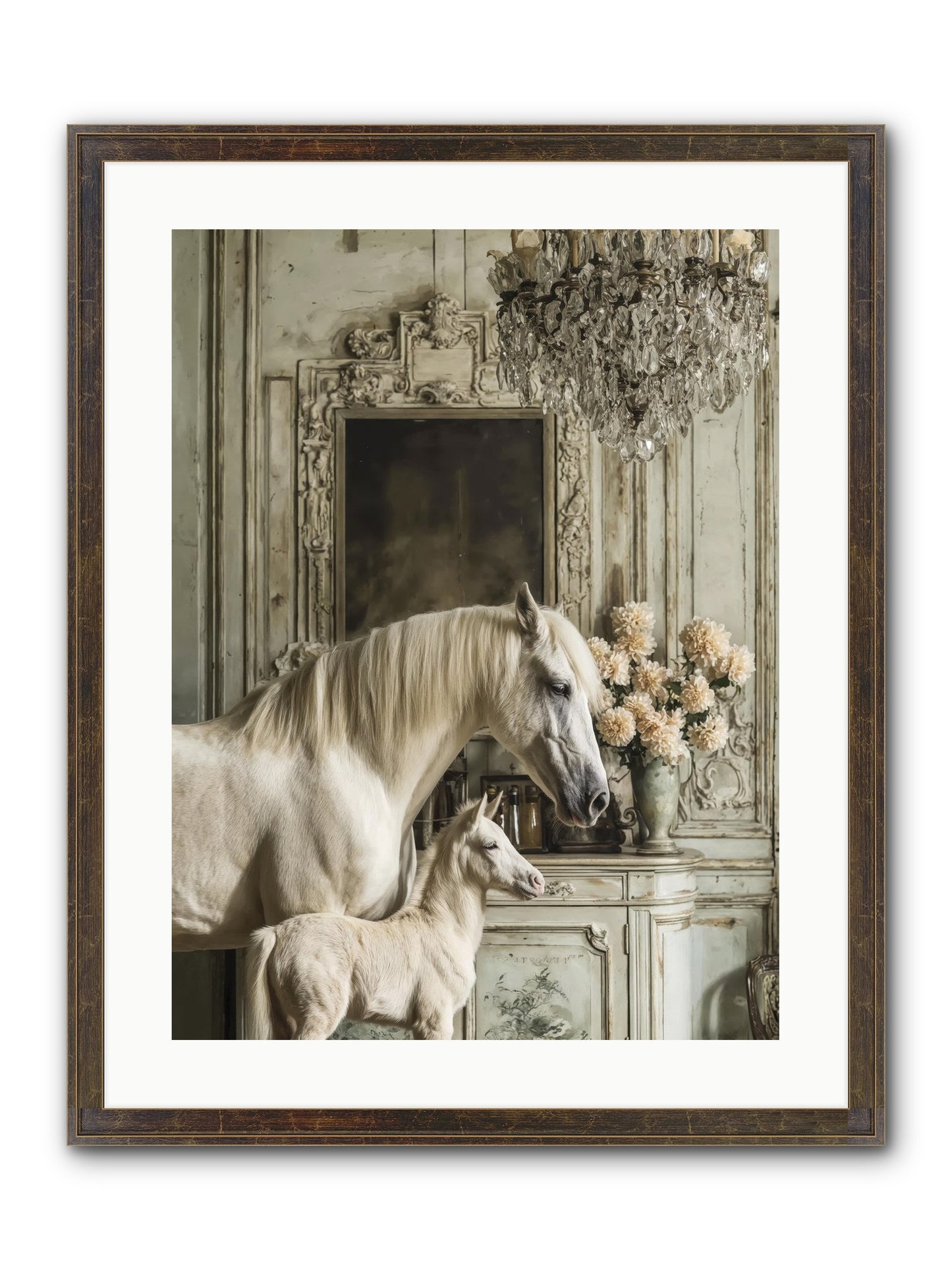 Wild-Honey Framed Print - Slimwoods Black/Gold 18x24