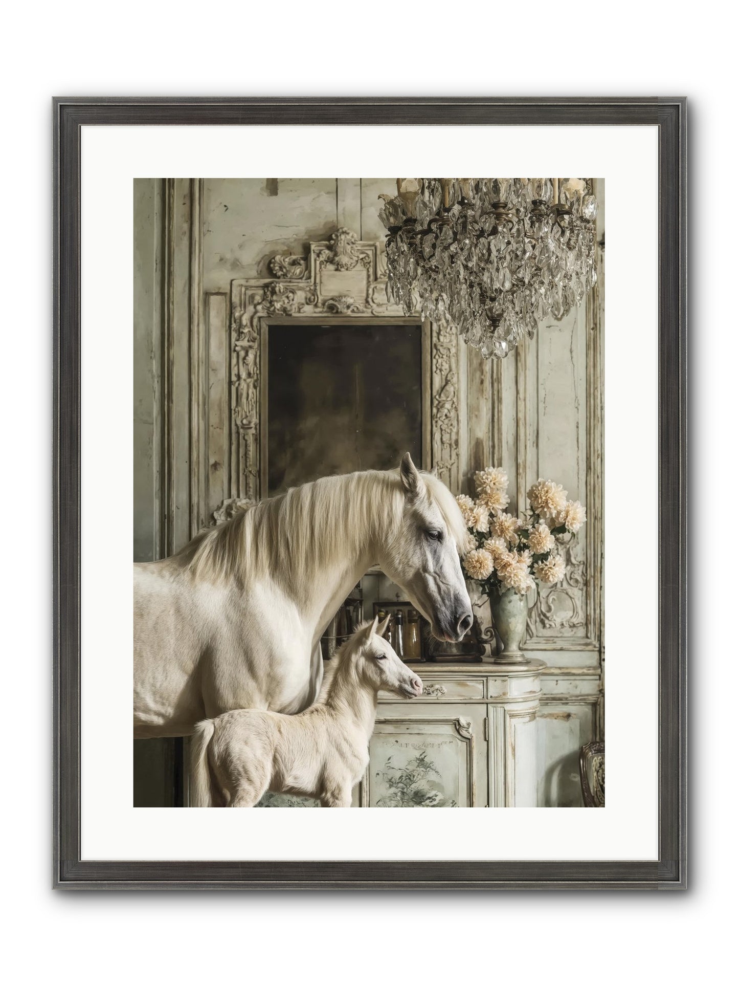 Wild-Honey Framed Print - Slimwoods Black/Silver 18x24