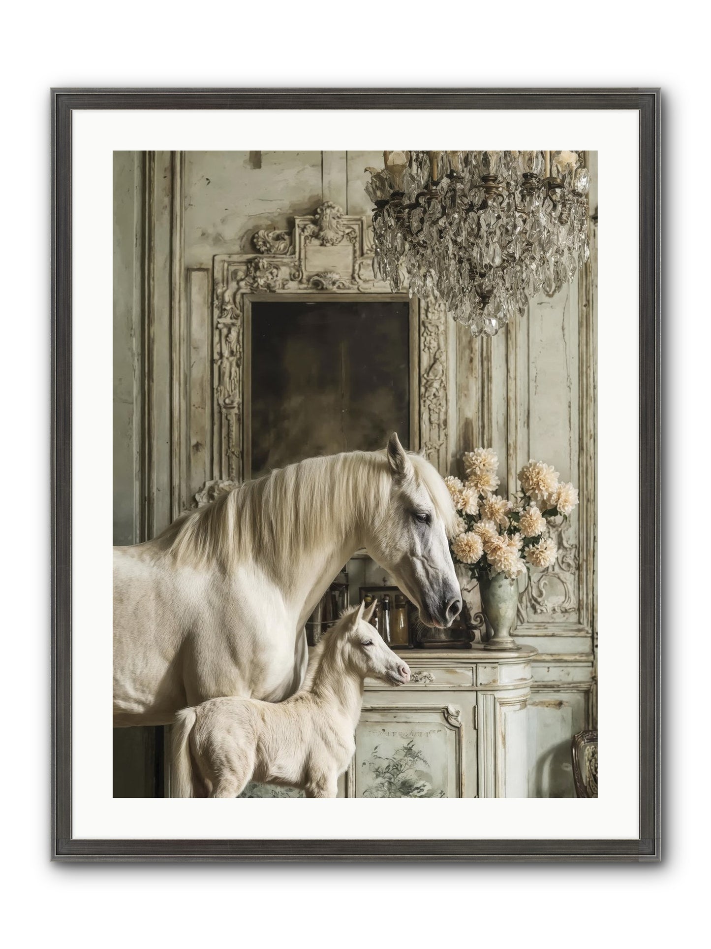 Wild-Honey Framed Print - Slimwoods Black/Silver 24x32