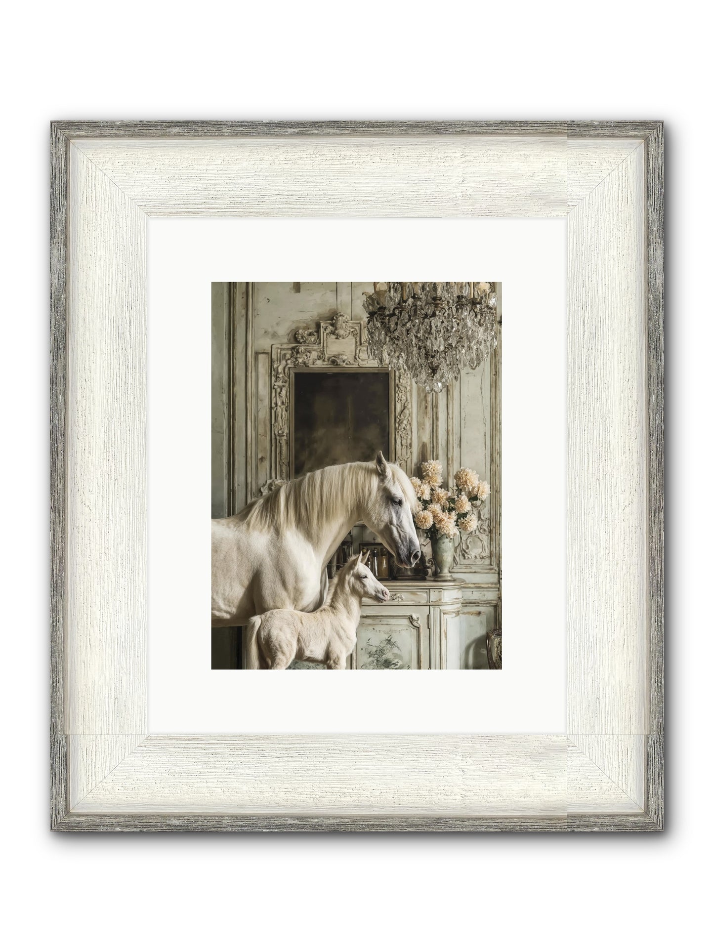 Wild-Honey Framed Print - Driftwood White 9x12