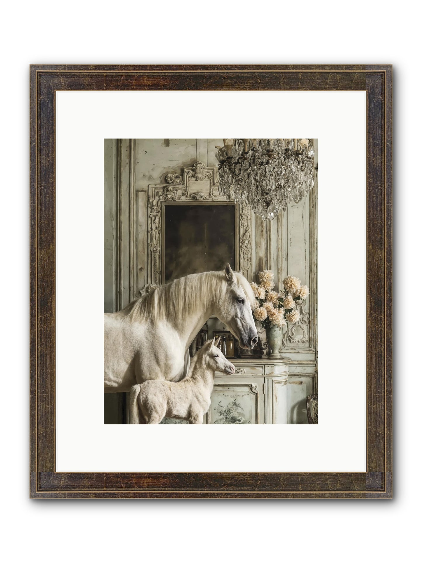 Wild-Honey Framed Print - Slimwoods Black/Gold 9x12