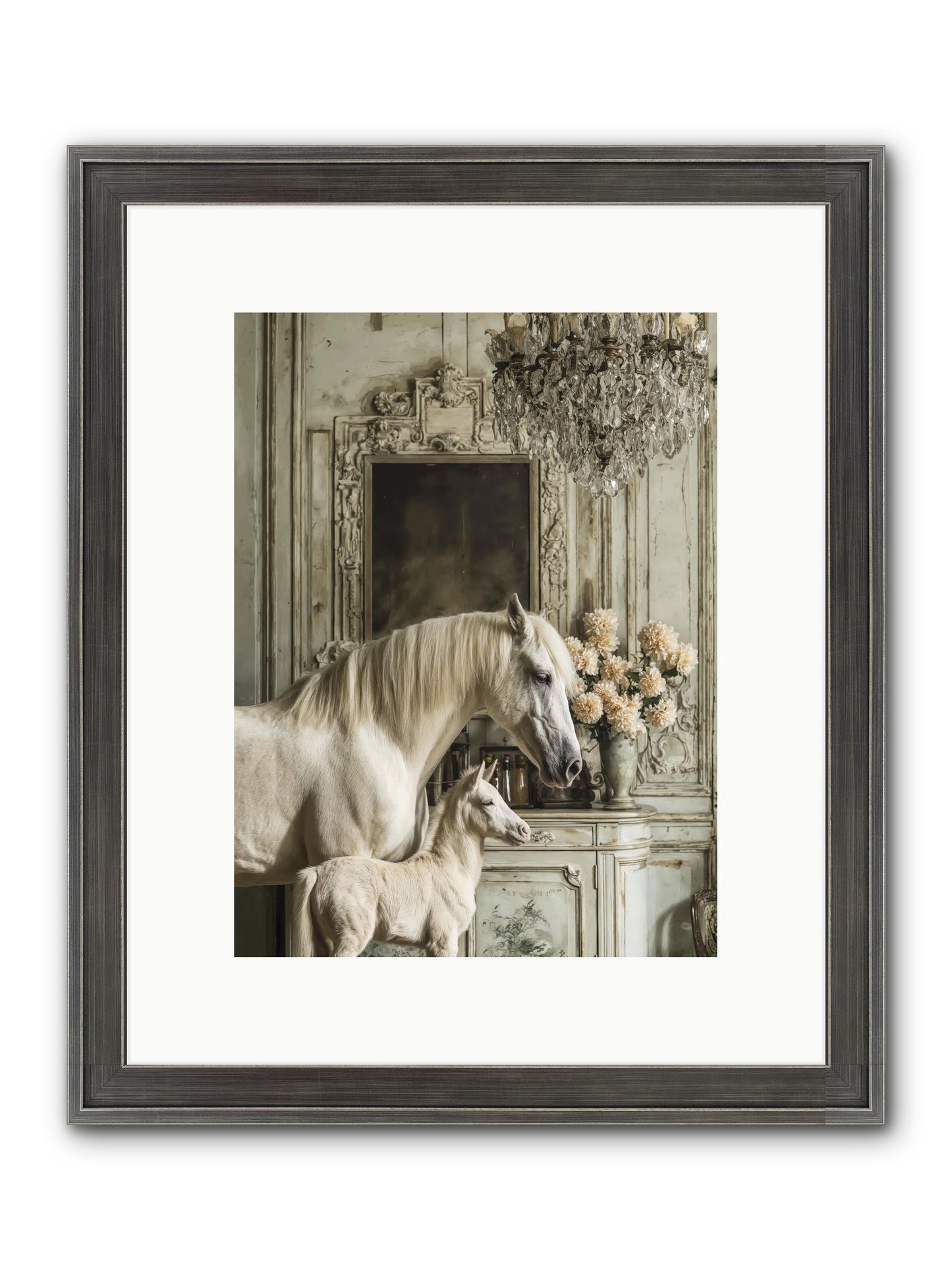 Wild-Honey Framed Print - Slimwoods Black/Silver 9x12