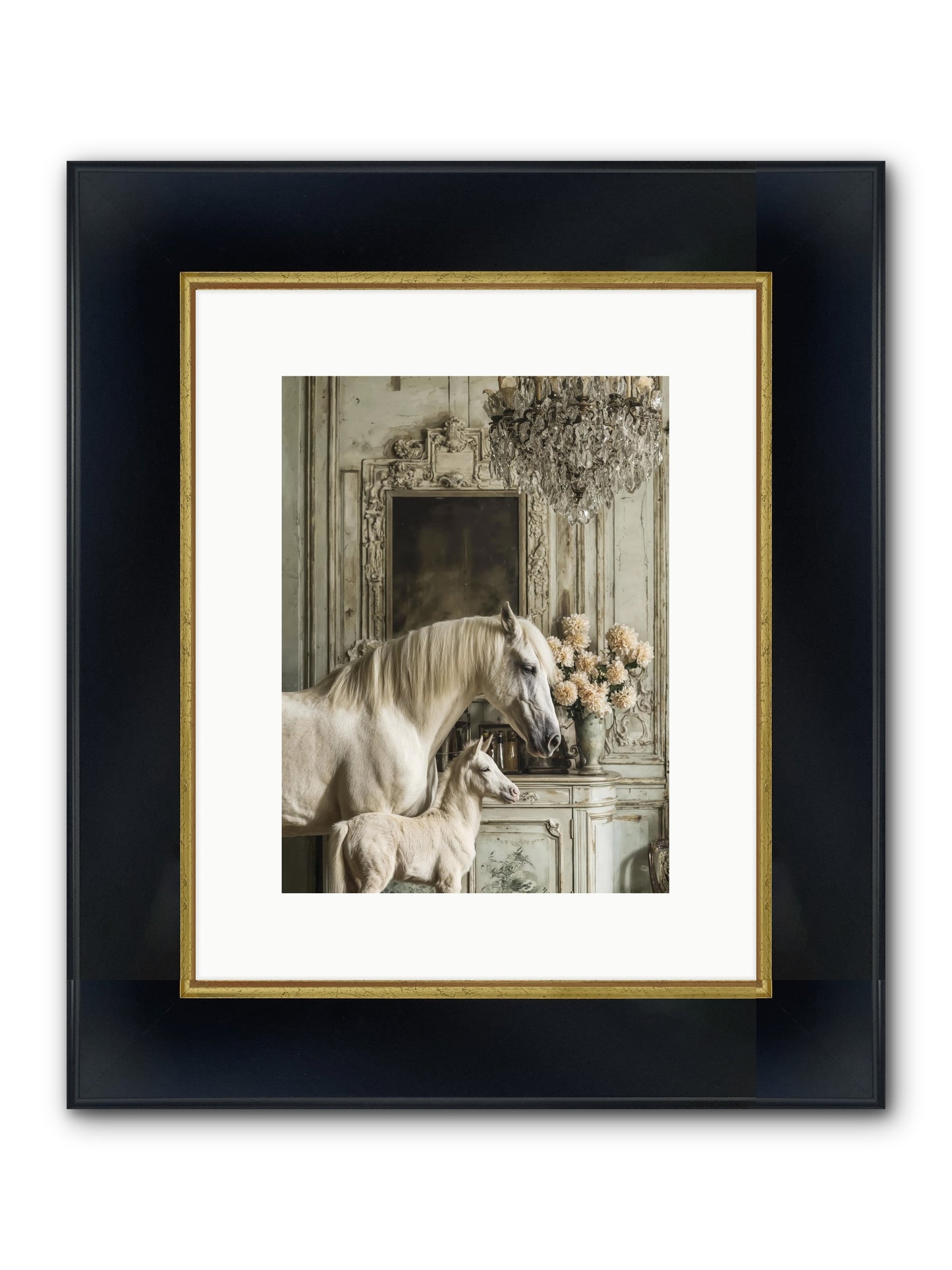 Wild-Honey Framed Print - Wide Black w/Gold 9x12