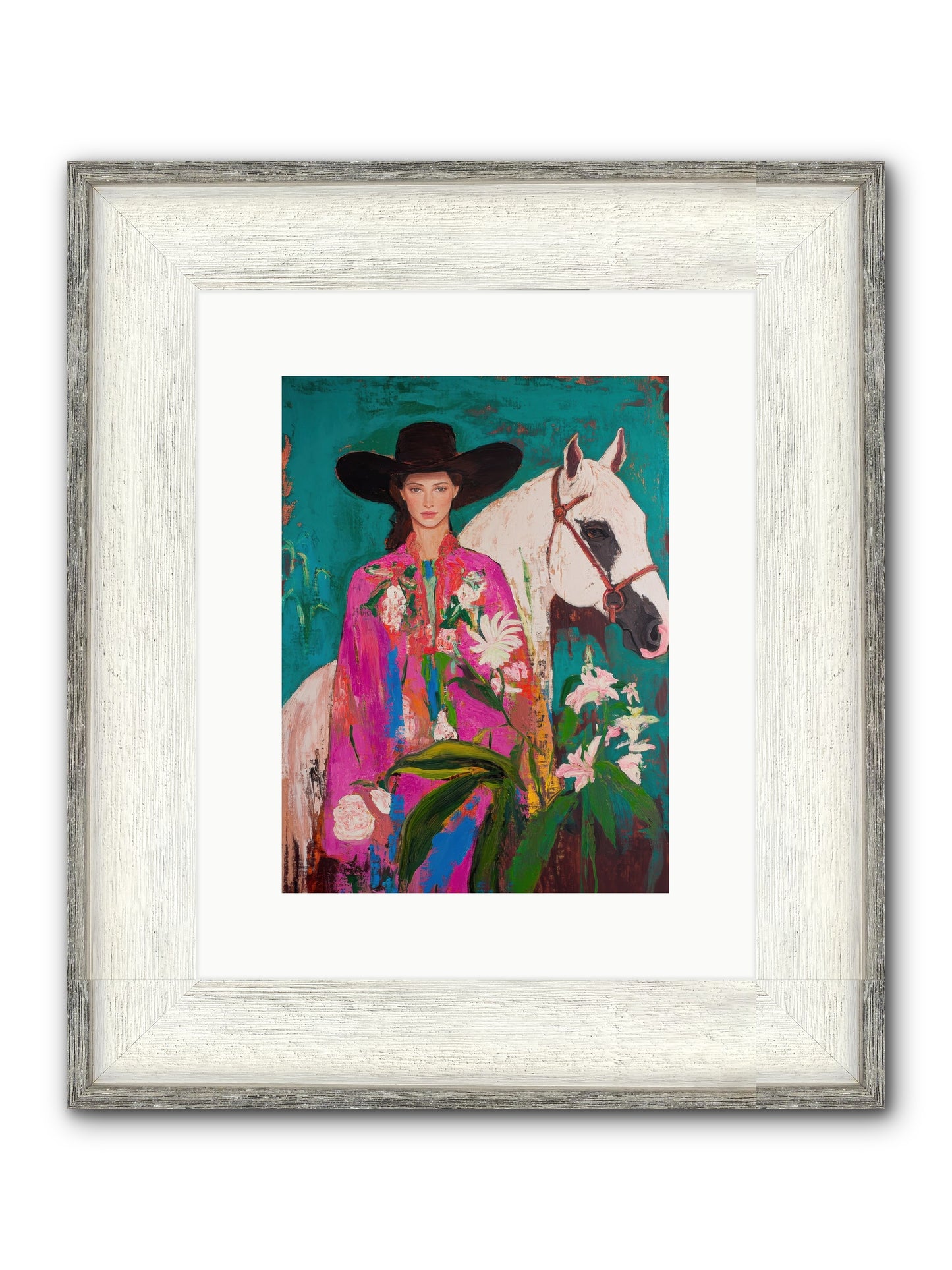 Wild Intuition Framed Print - Driftwood White 9x12