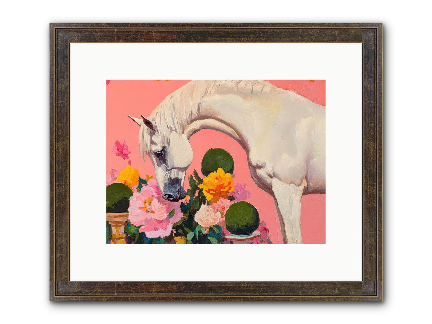 Wild Orchid Framed Print - Slimwoods Black/Gold 12x9