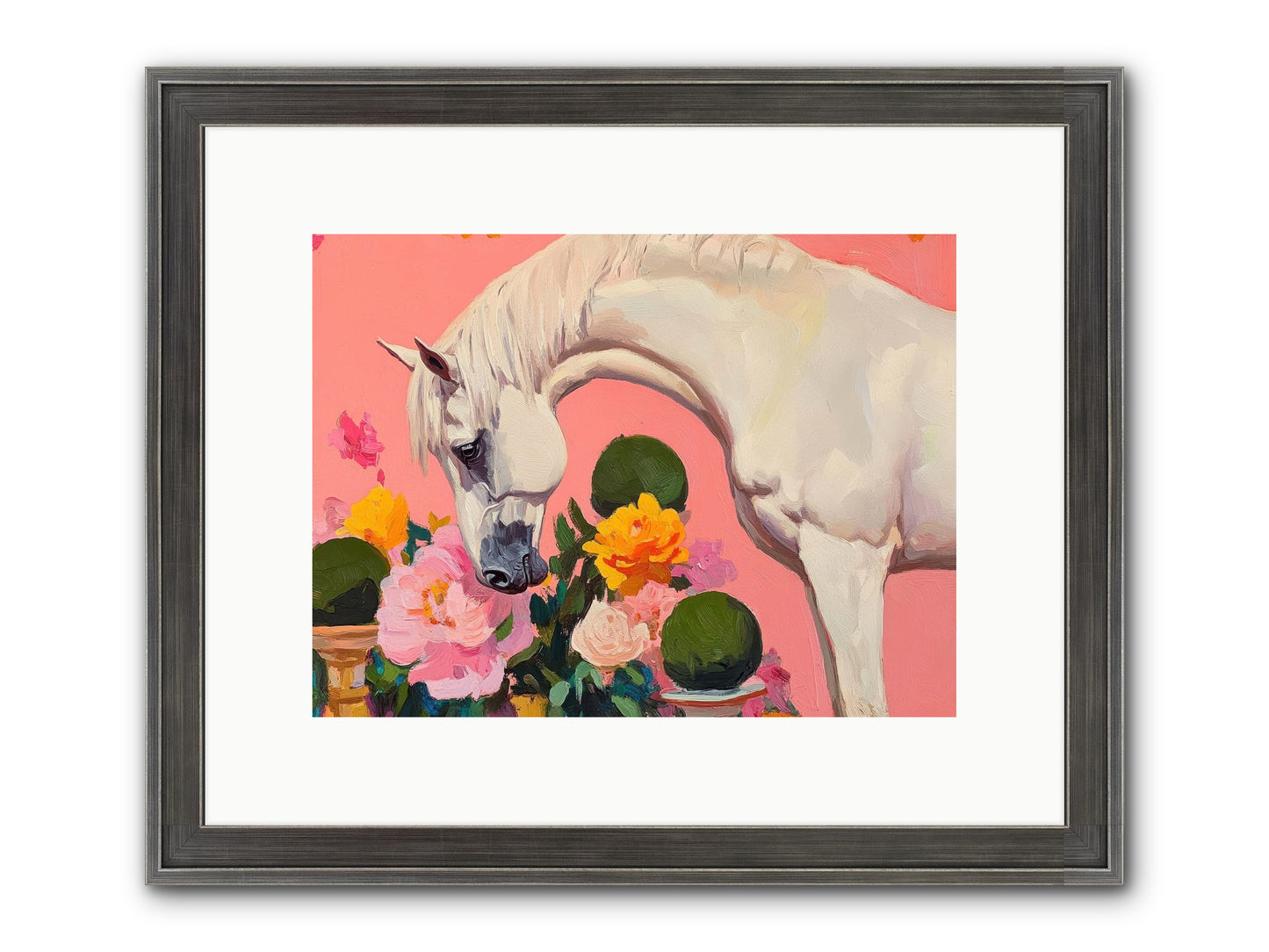 Wild Orchid Framed Print - Slimwoods Black/Silver 12x9