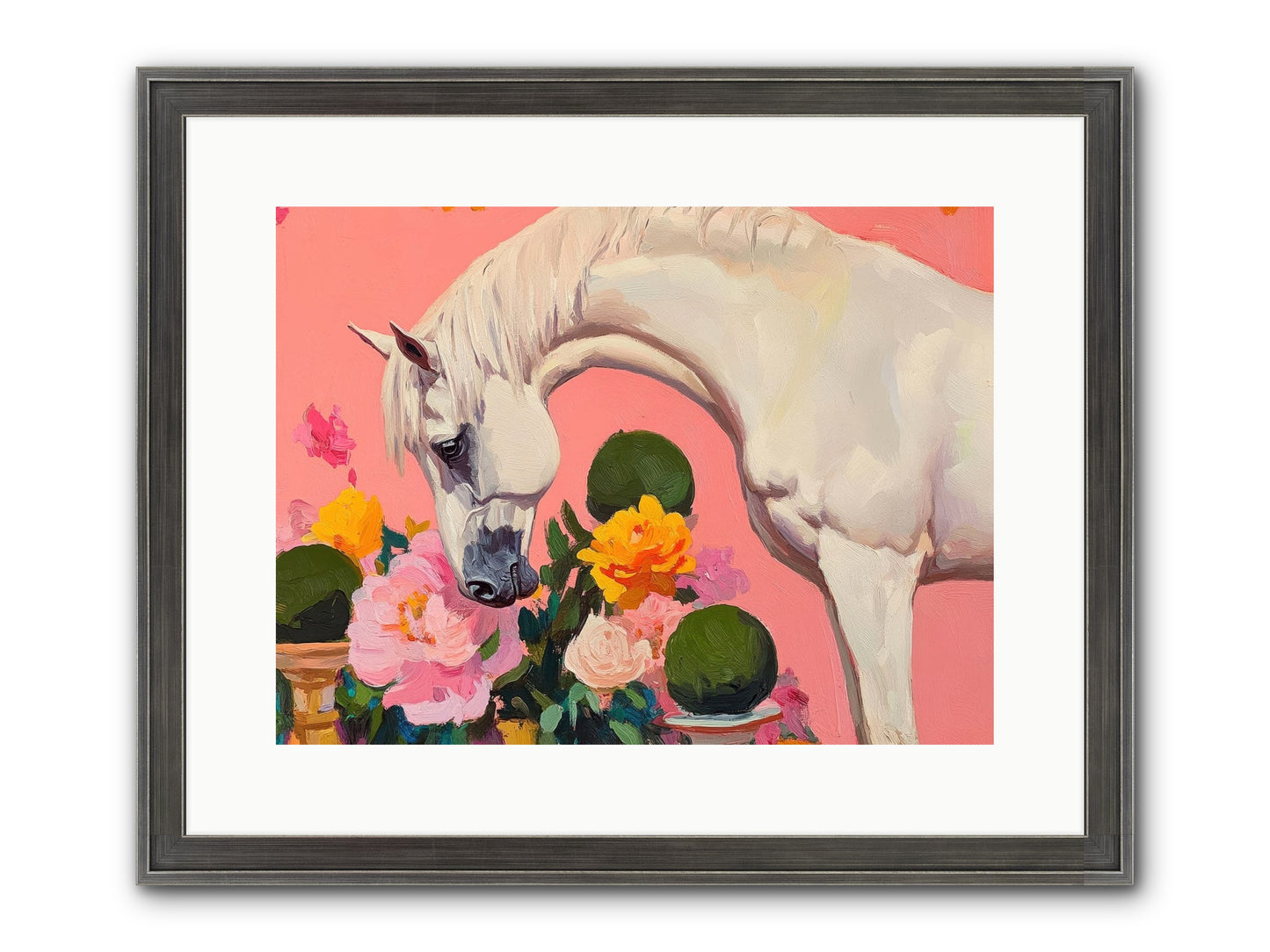 Wild Orchid Framed Print - Slimwoods Black/Silver 16x12