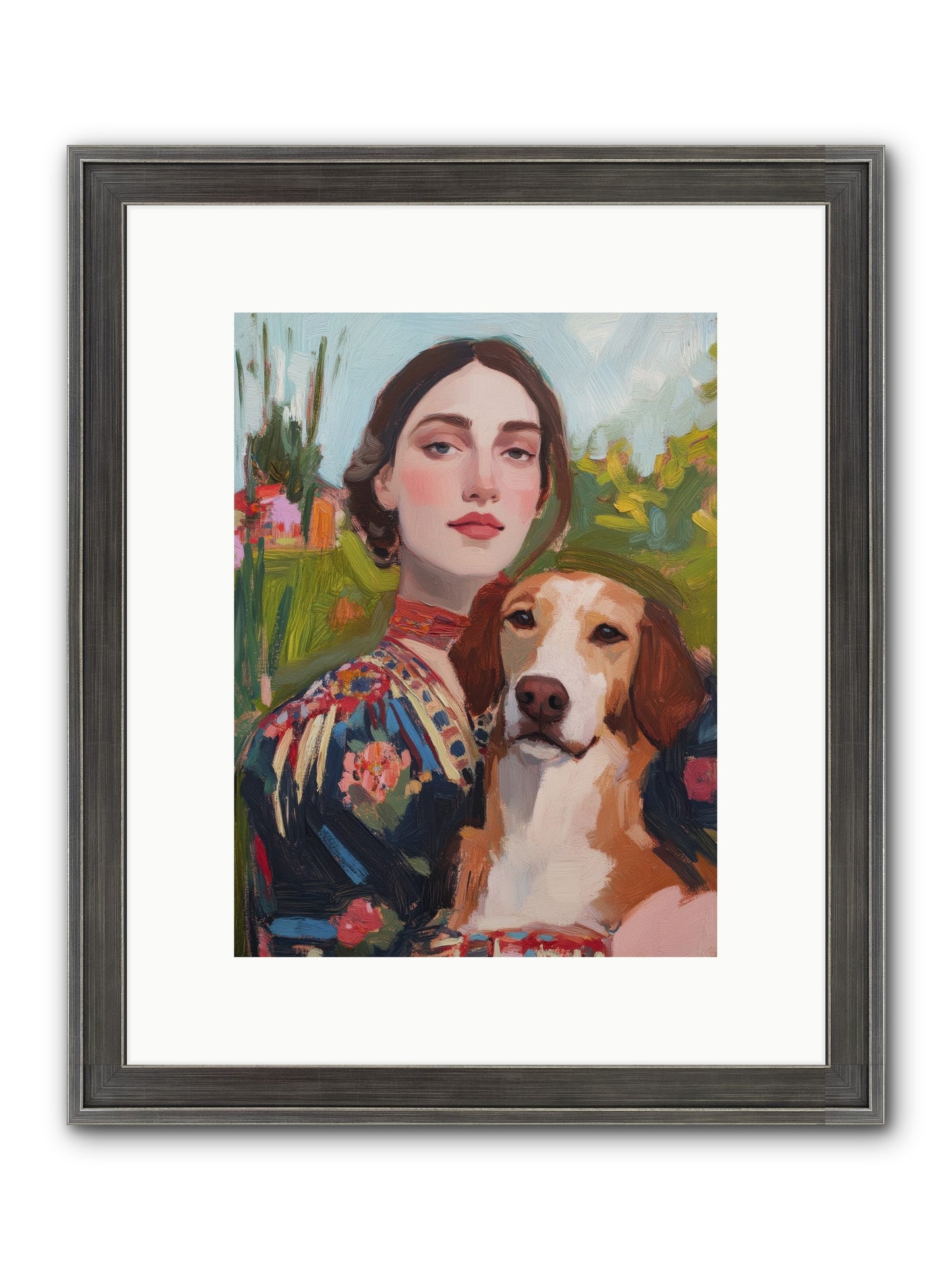 Wild Rose Framed Print - Slimwoods Black/Silver 9x12
