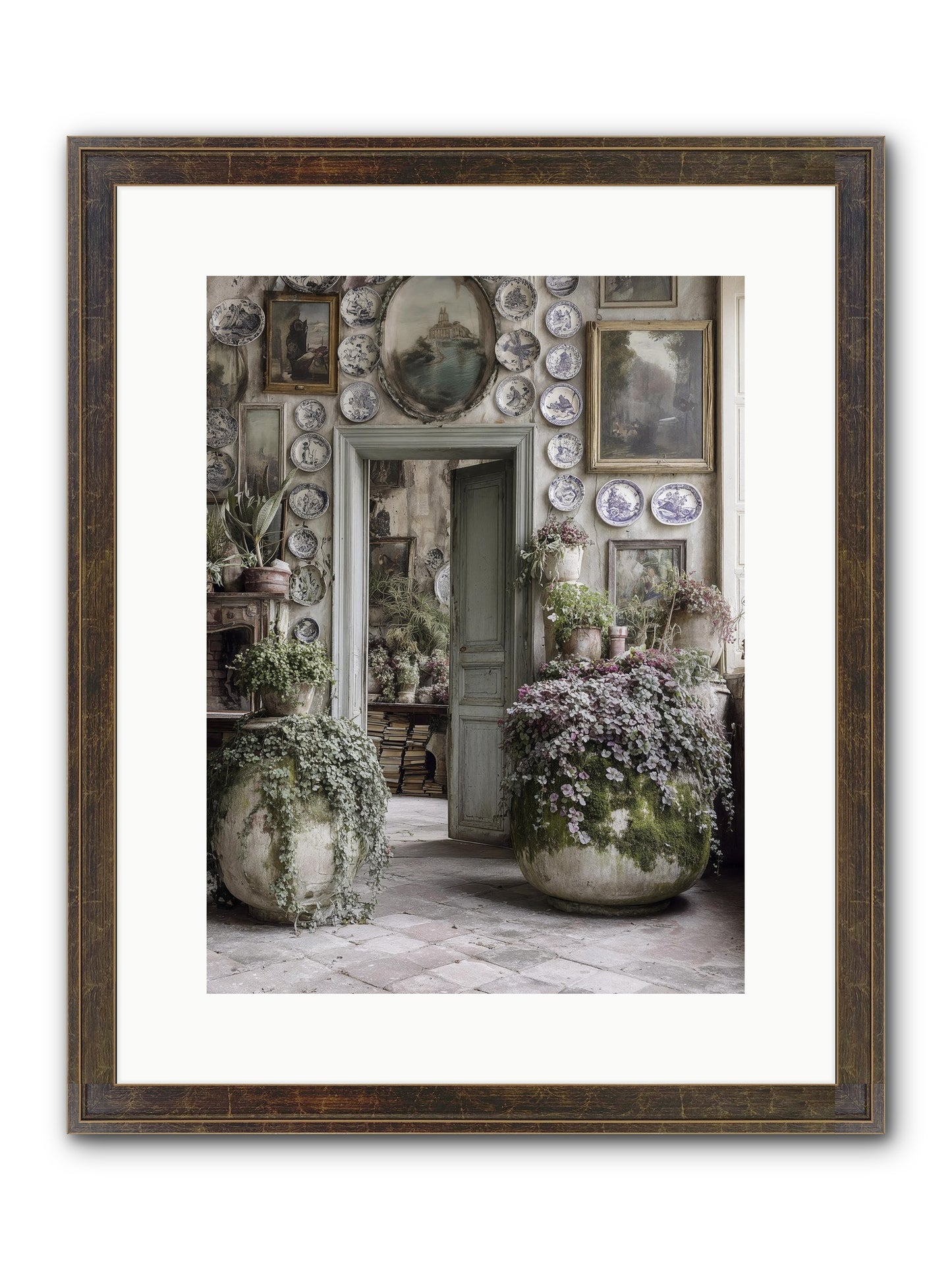 Wild Sweetness Framed Print - Slimwoods Black/Gold 12x16