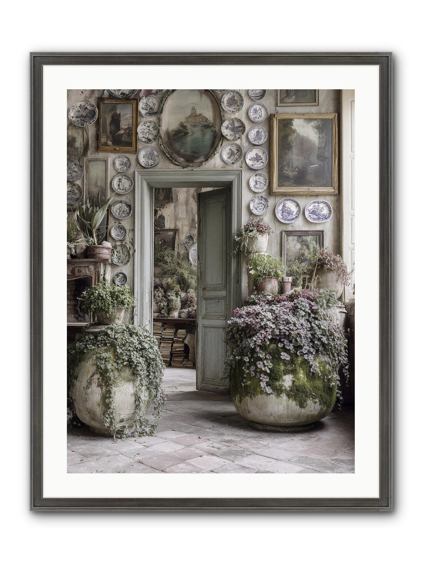 Wild Sweetness Framed Print - Slimwoods Black/Silver 24x32