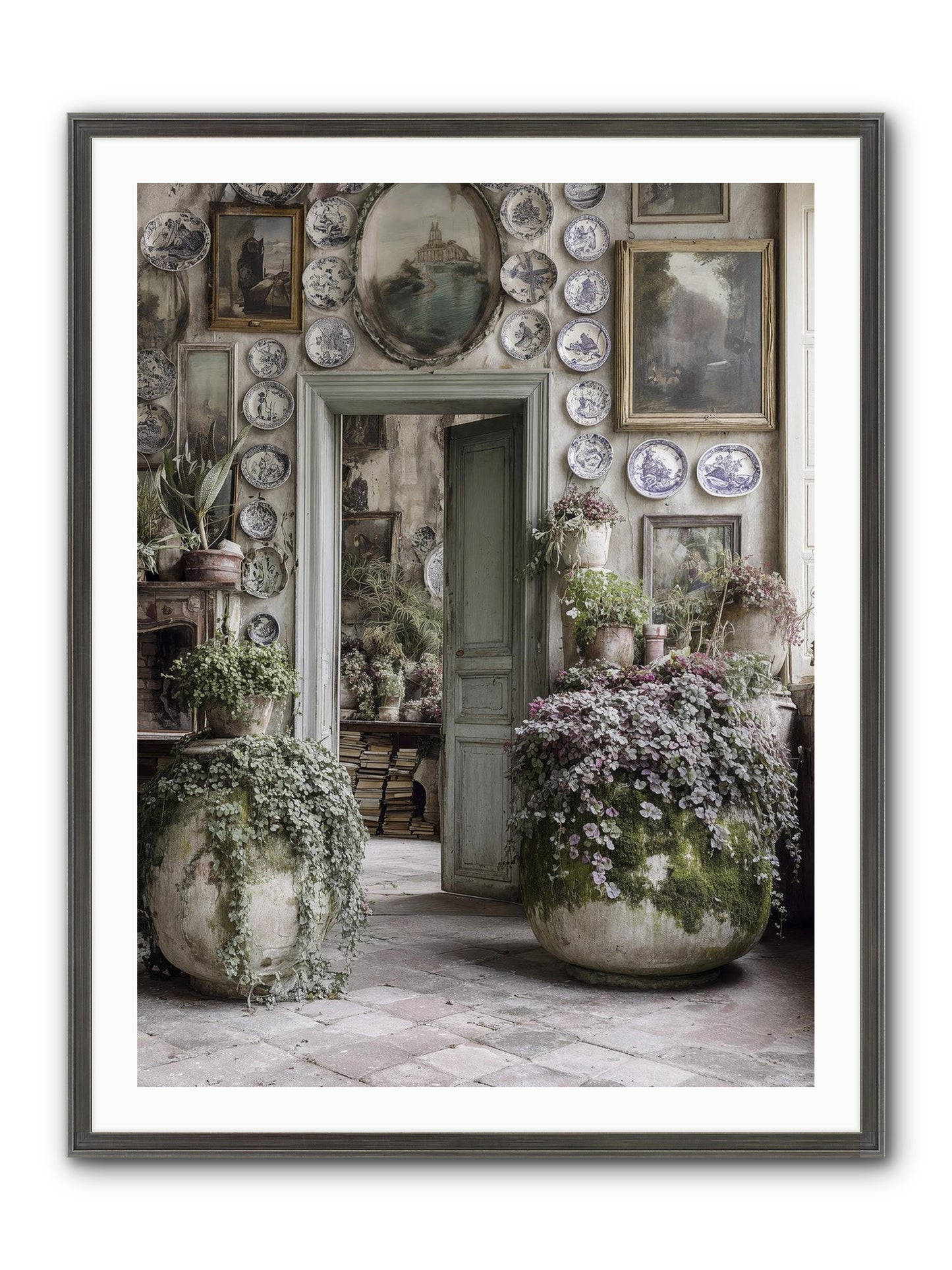 Wild Sweetness Framed Print - Slimwoods Black/Silver 30x40