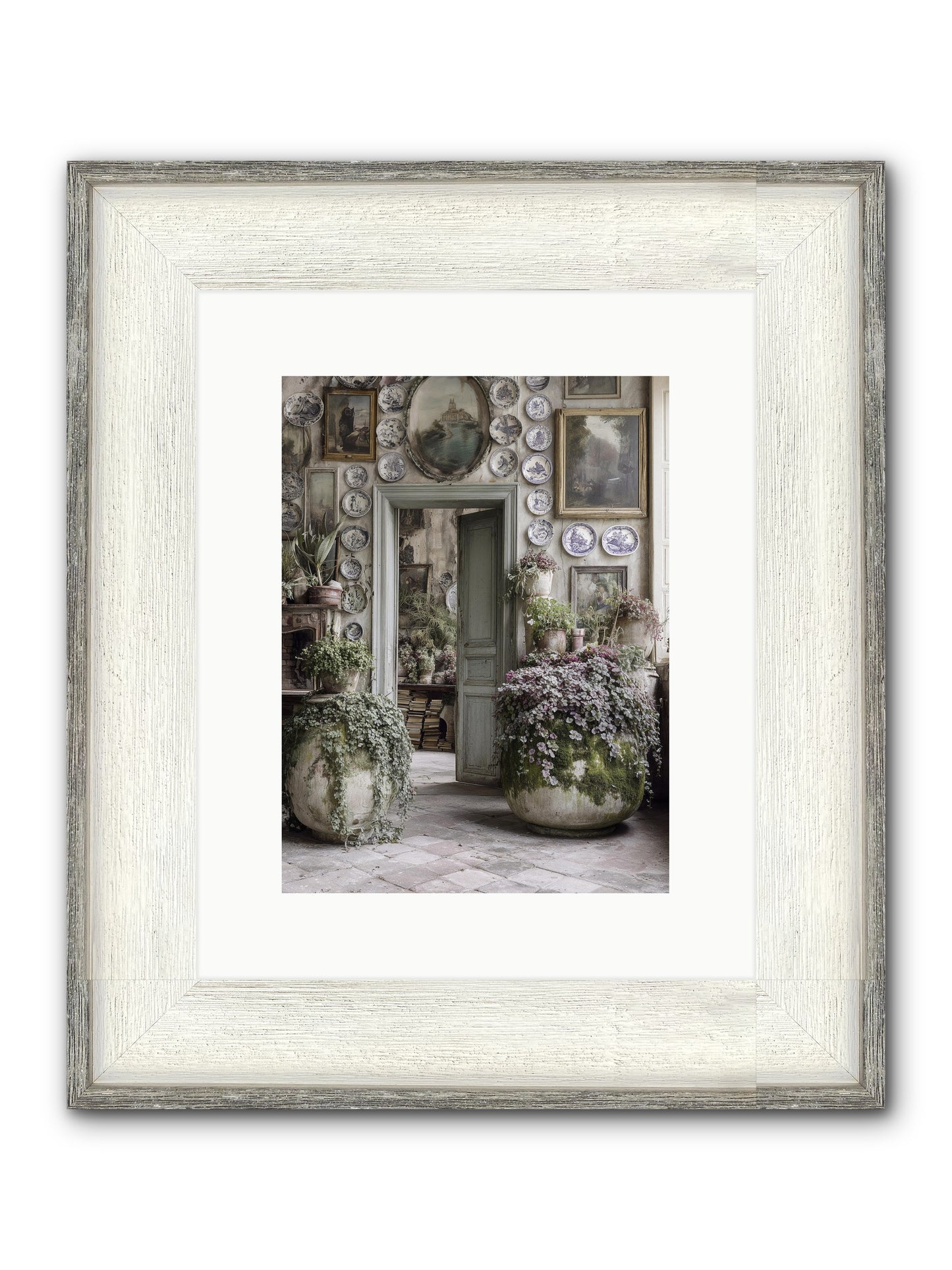 Wild Sweetness Framed Print - Driftwood White 9x12