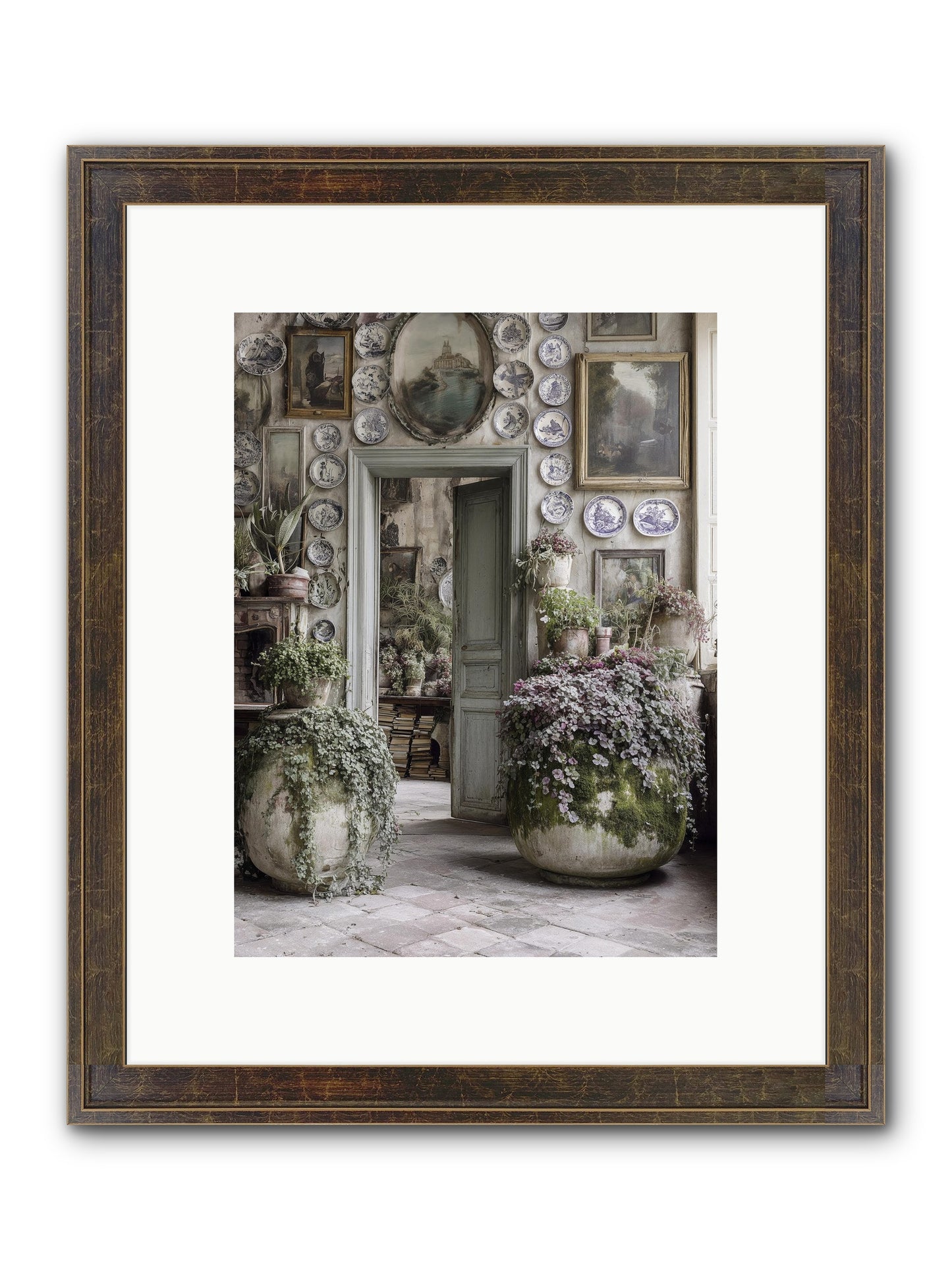 Wild Sweetness Framed Print - Slimwoods Black/Gold 9x12