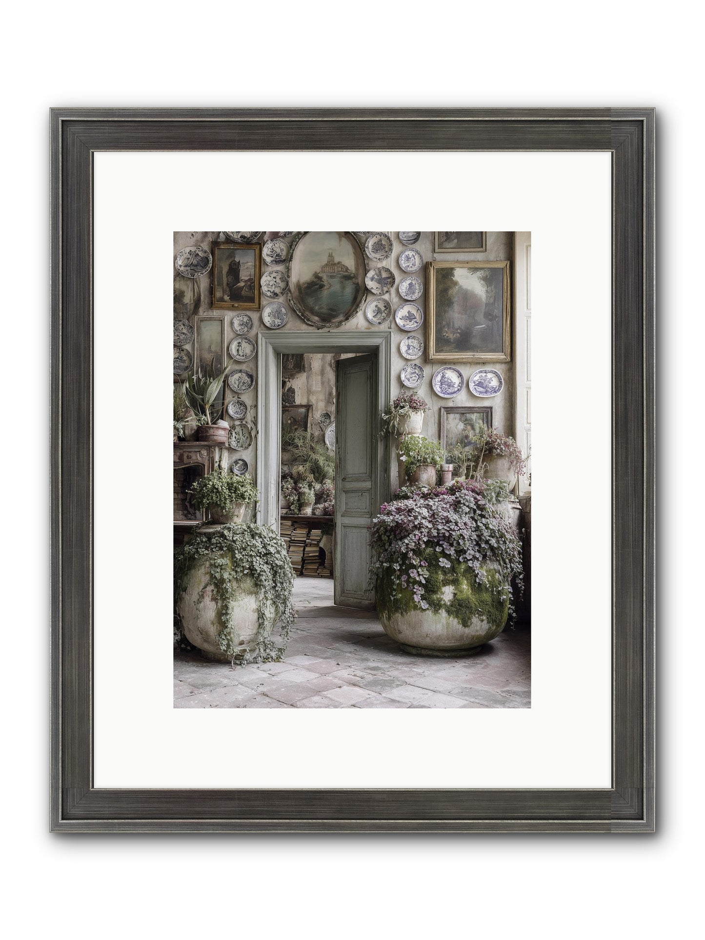 Wild Sweetness Framed Print - Slimwoods Black/Silver 9x12