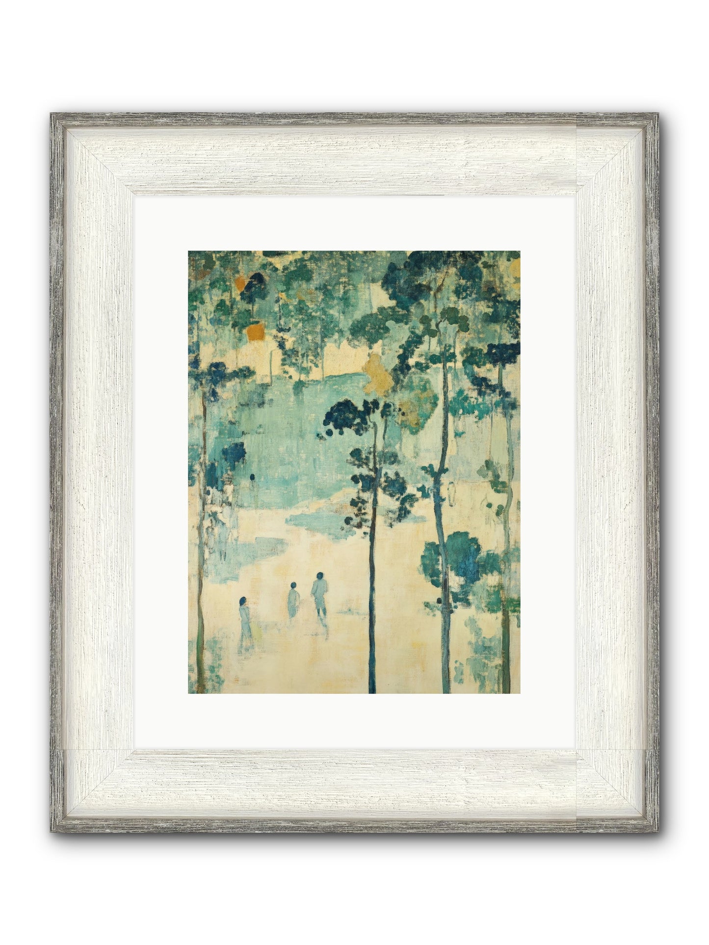 Wild Wood Passage Framed Print - Driftwood White 12x16