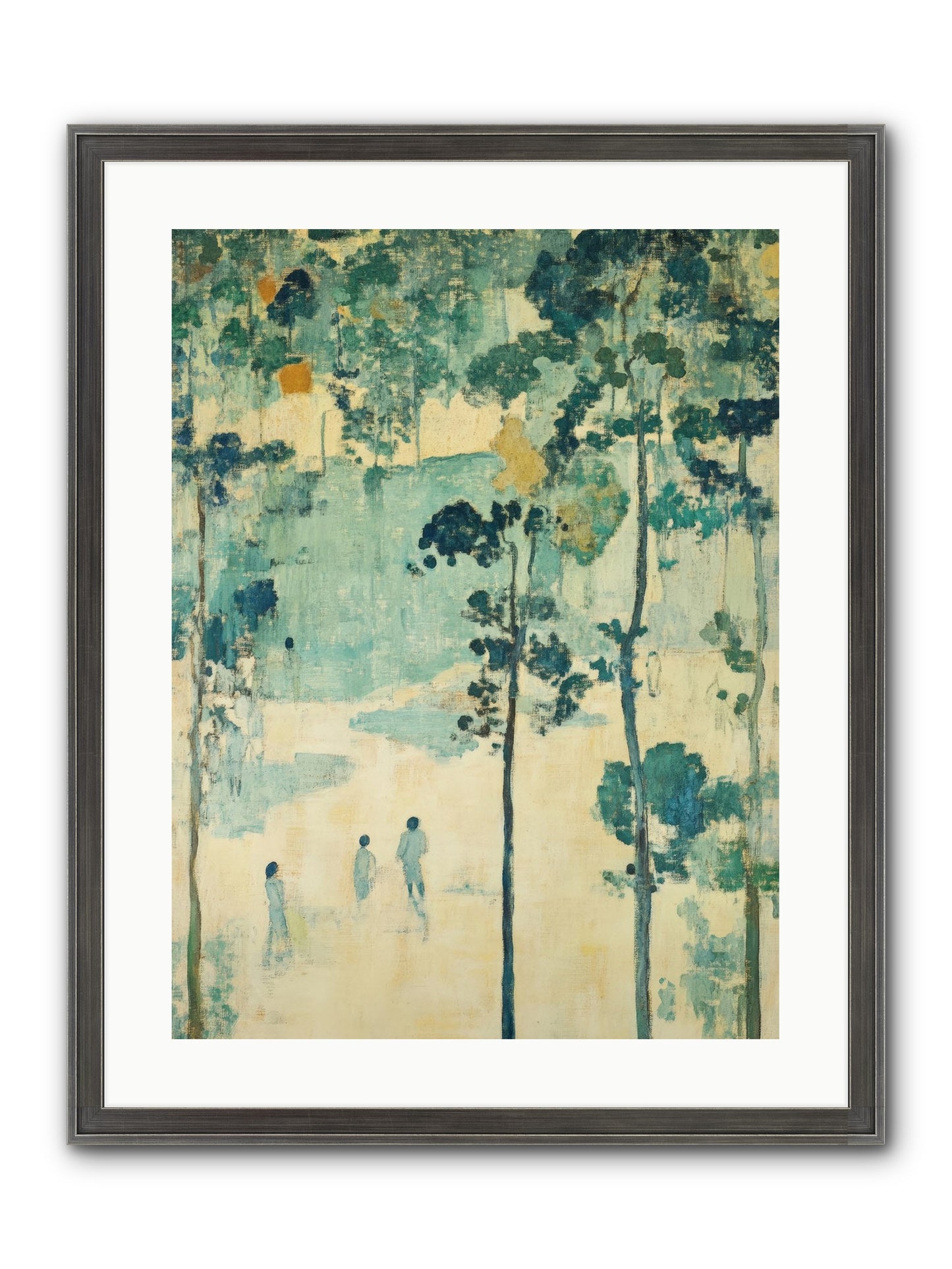 Wild Wood Passage Framed Print - Slimwoods Black/Silver 18x24