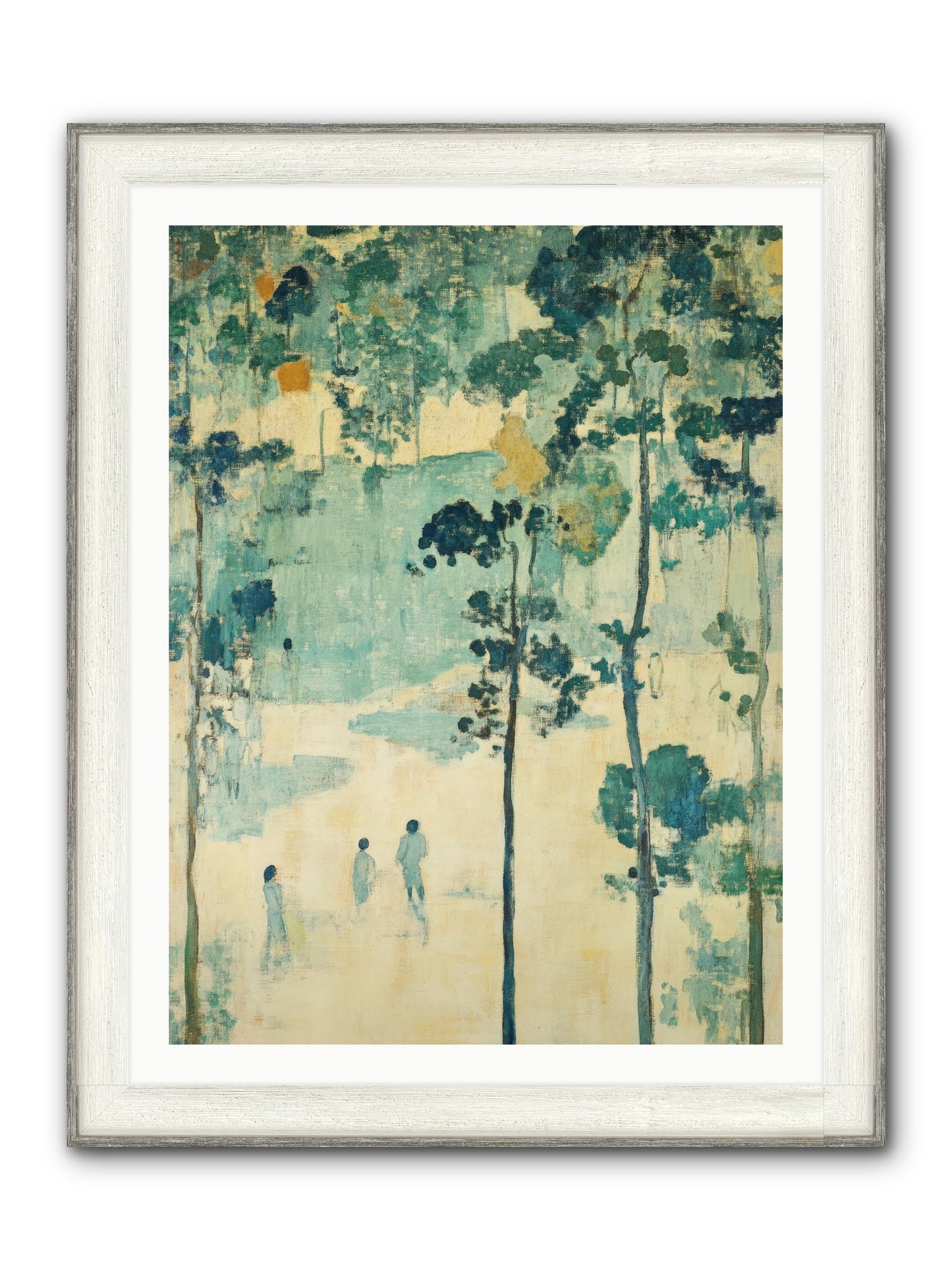 Wild Wood Passage Framed Print - Driftwood White 30x40