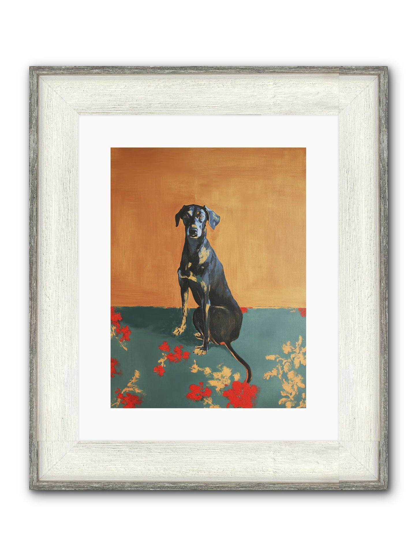 Wilde Framed Print - Driftwood White 12x16
