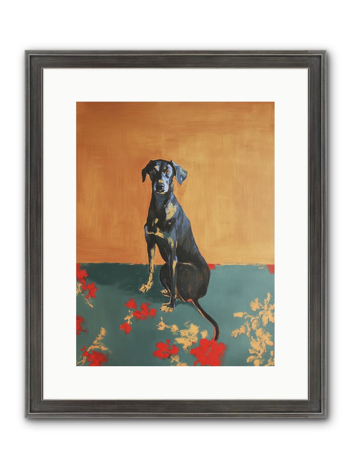 Wilde Framed Print - Slimwoods Black/Silver 12x16