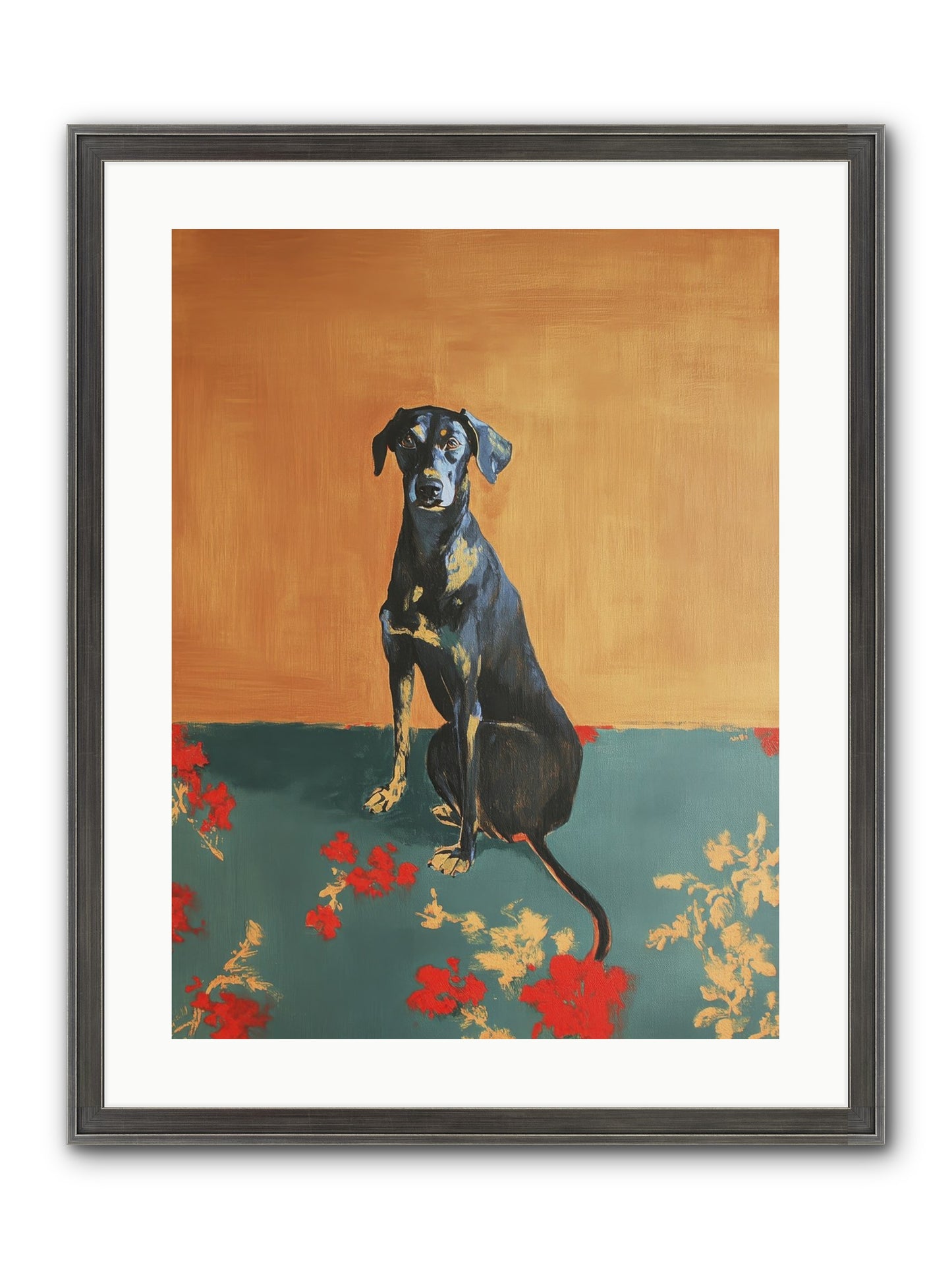 Wilde Framed Print - Slimwoods Black/Silver 18x24