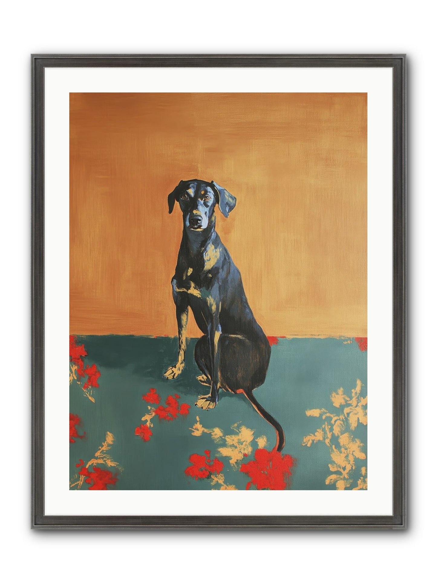 Wilde Framed Print - Slimwoods Black/Silver 24x32